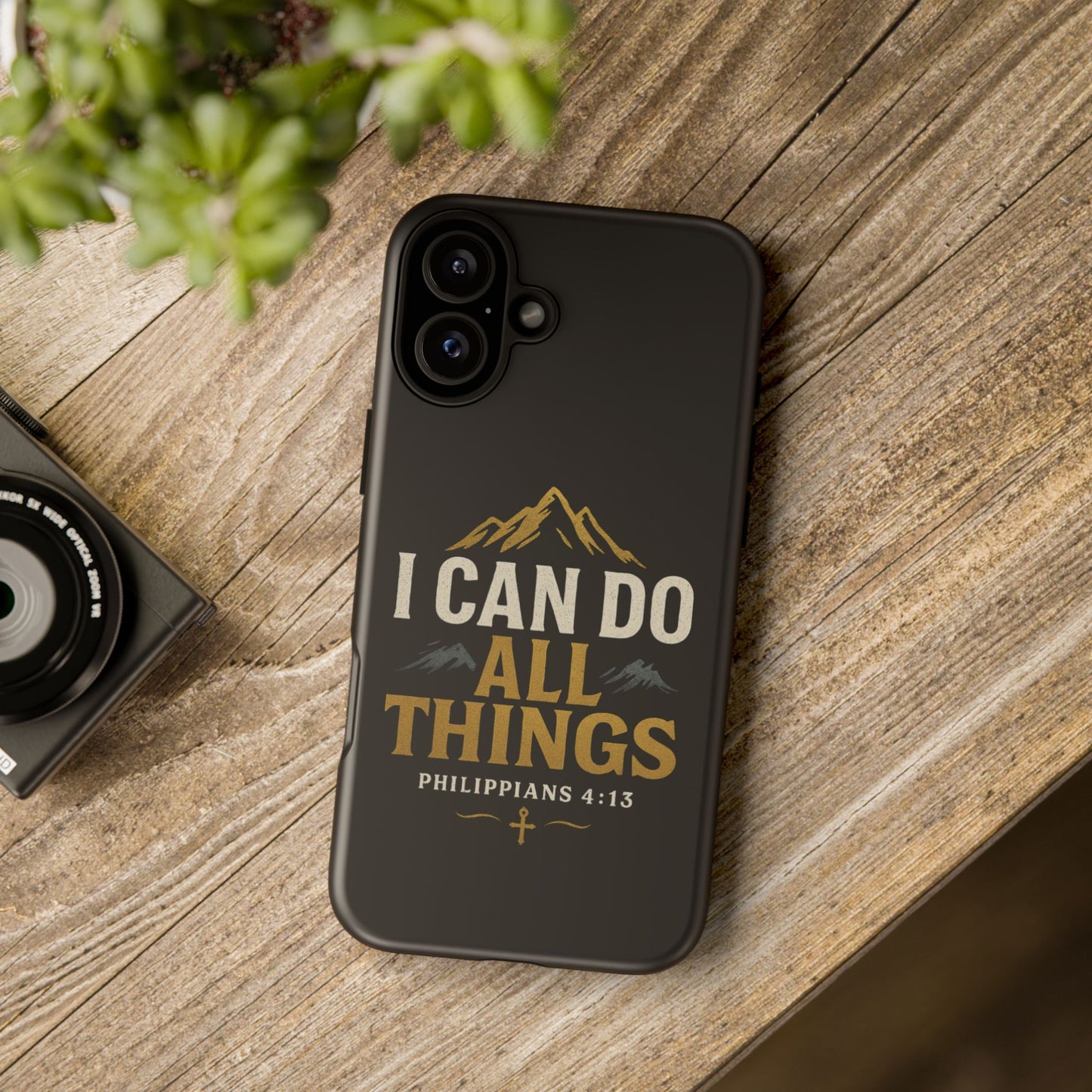 I Can Do All Things Phone Case, Inspirational Phone Cover, Christian Gift, Motivational Tech Accessory, Bible Verse Case, Tough Cases