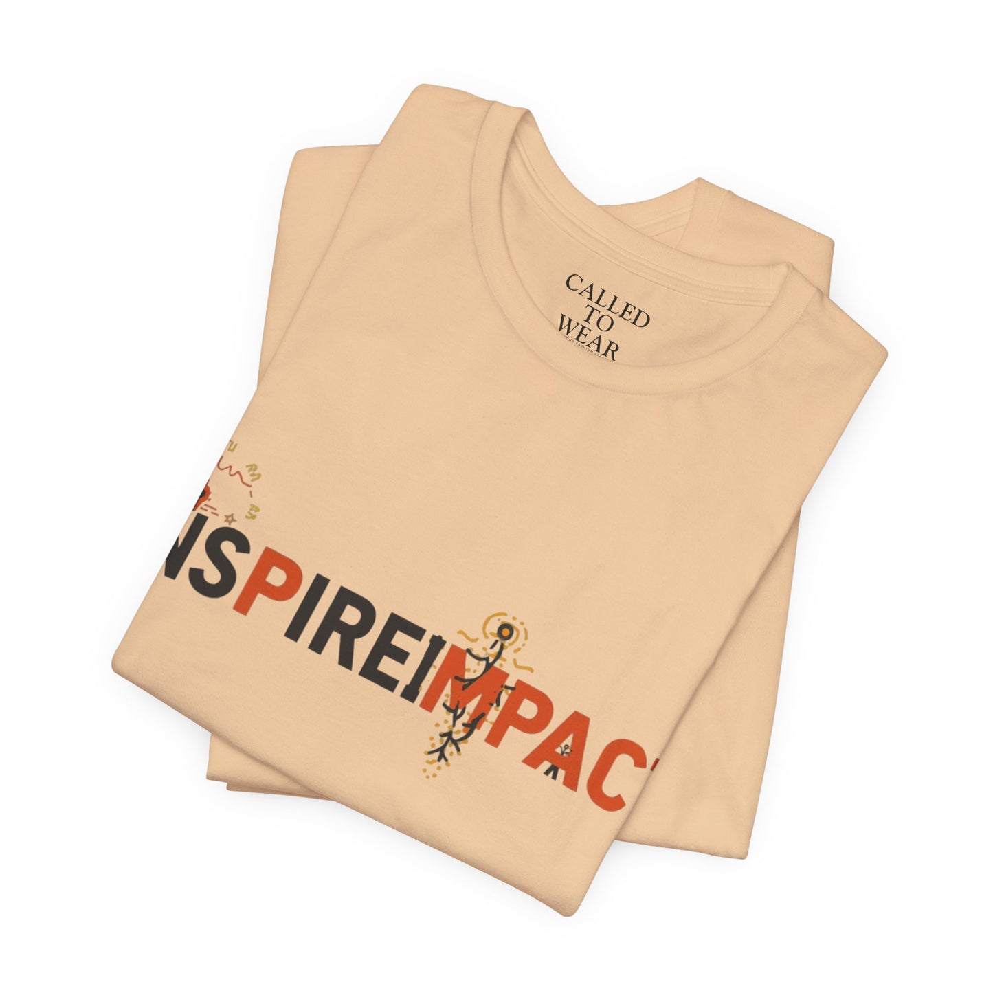 Inspire Impact graphic Tee | Inspirational typography t-shirt