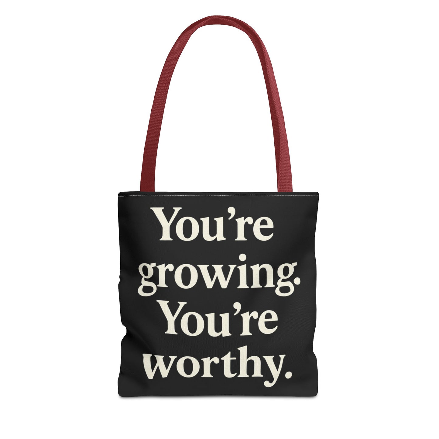 Empowering Affirmation Tote Bag 'You Are Enough' Inspirational Everyday Tote