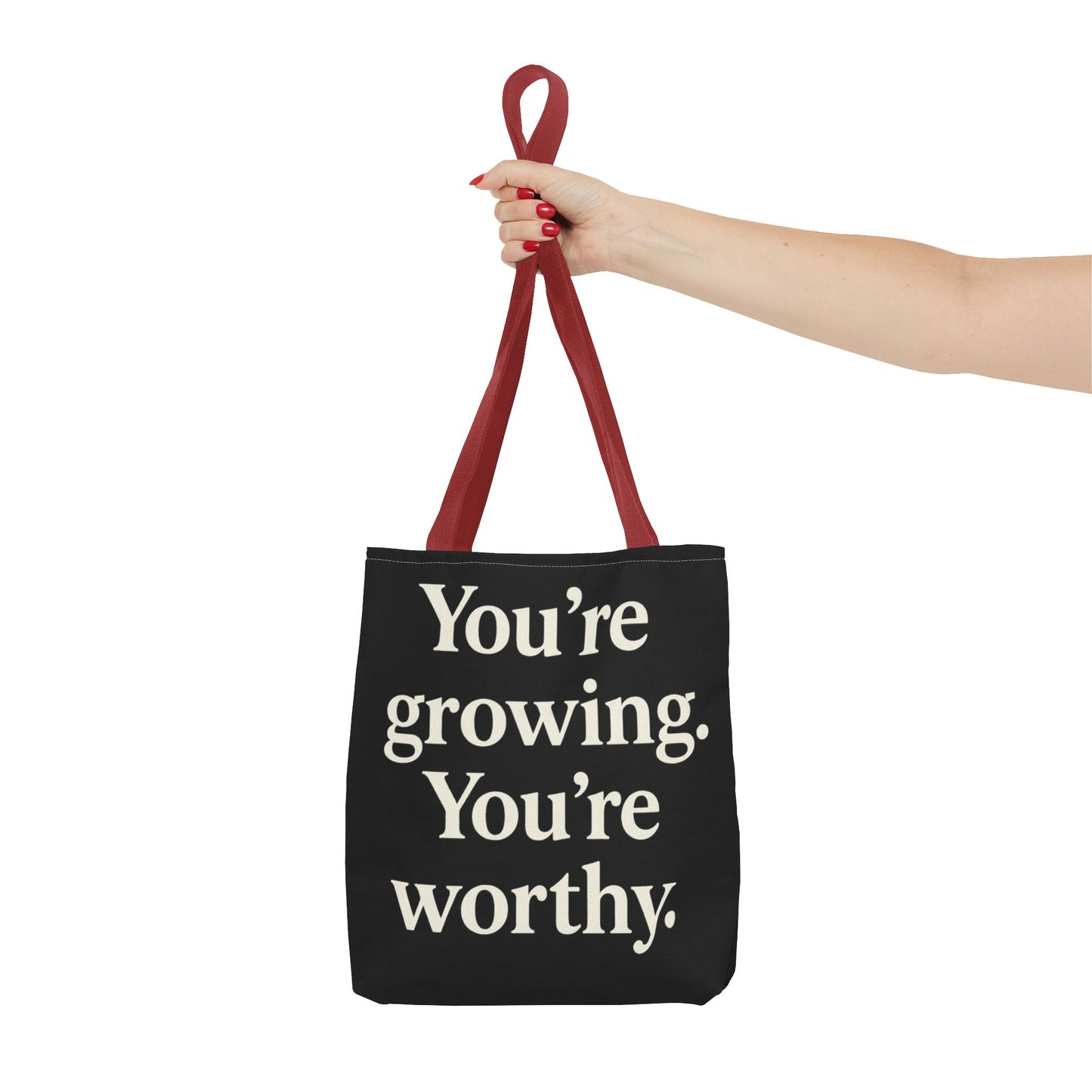 Empowering Affirmation Tote Bag 'You Are Enough' Inspirational Everyday Tote