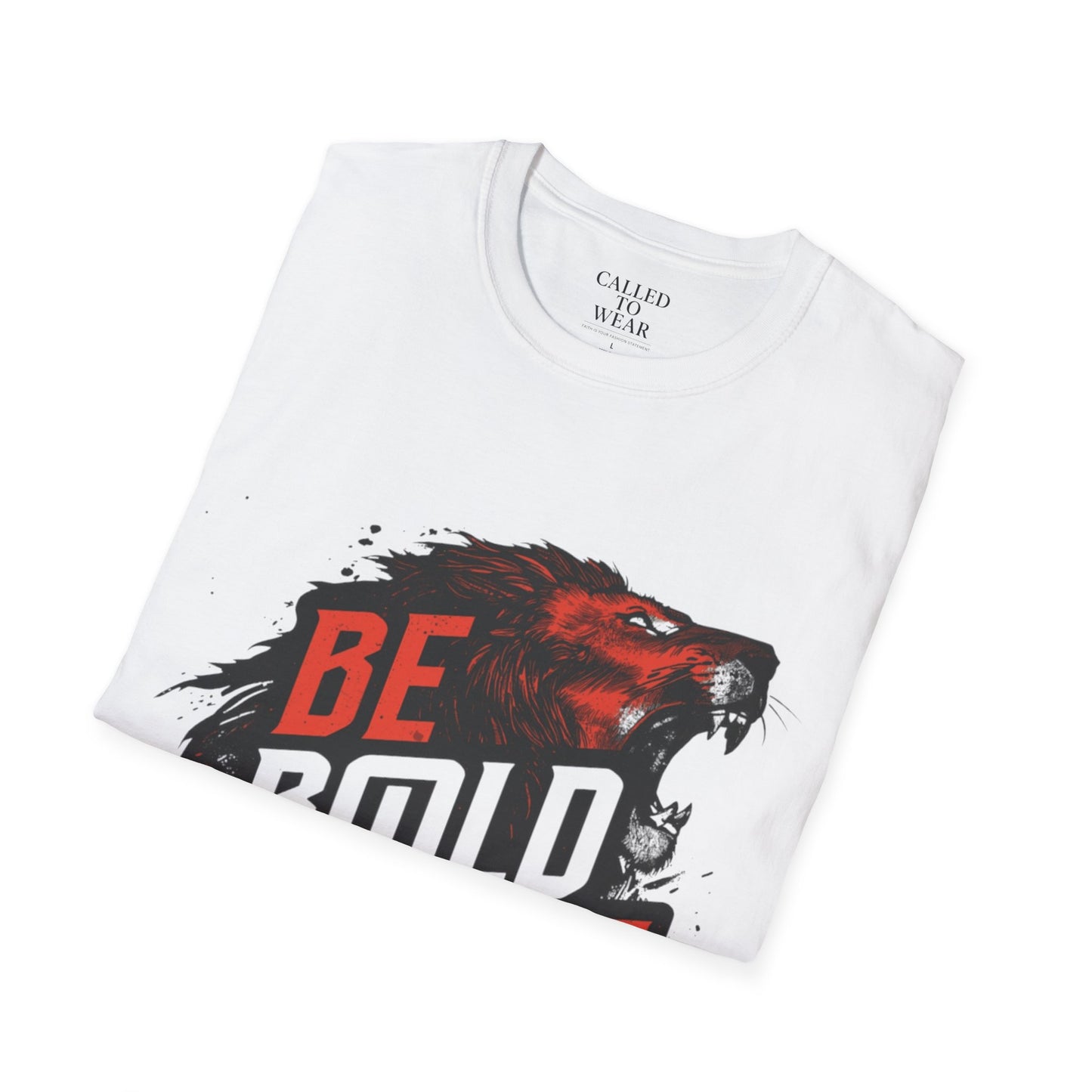 Be Bold in Christ Wolf Graphic T-Shirt | Faith Statement Tee