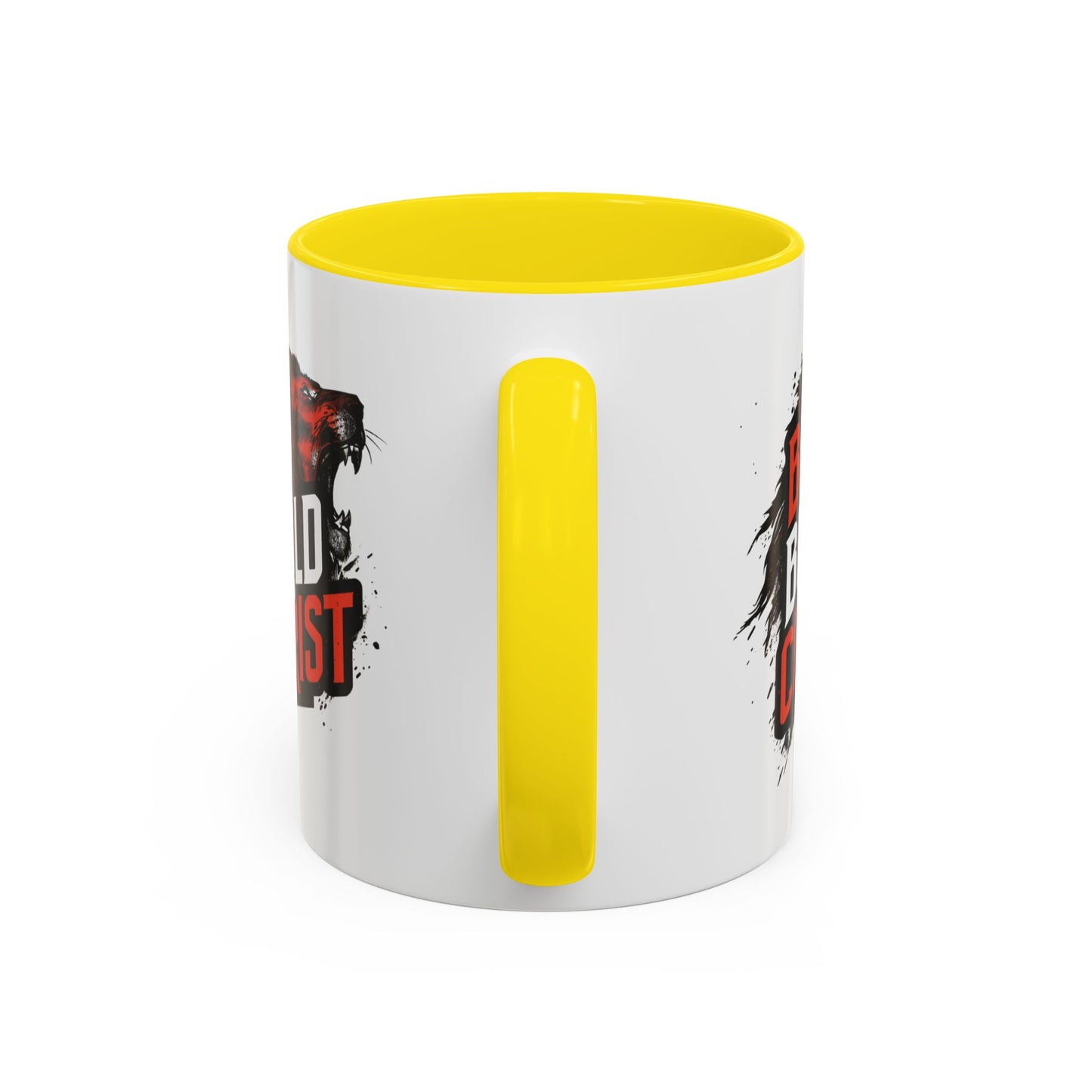 Be Bold in Christ Mug | Christian Faith Coffee Mug, Wolf Graphic Accent Mug