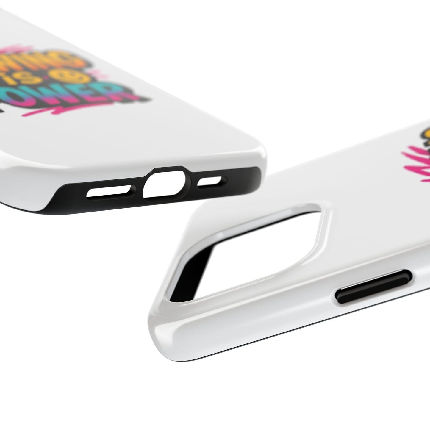Empowering Tough Phone Case - 'Growing is Power' - Motivational Gifts, Unique Phone Accessories, Phone Protector, Gift for Teens