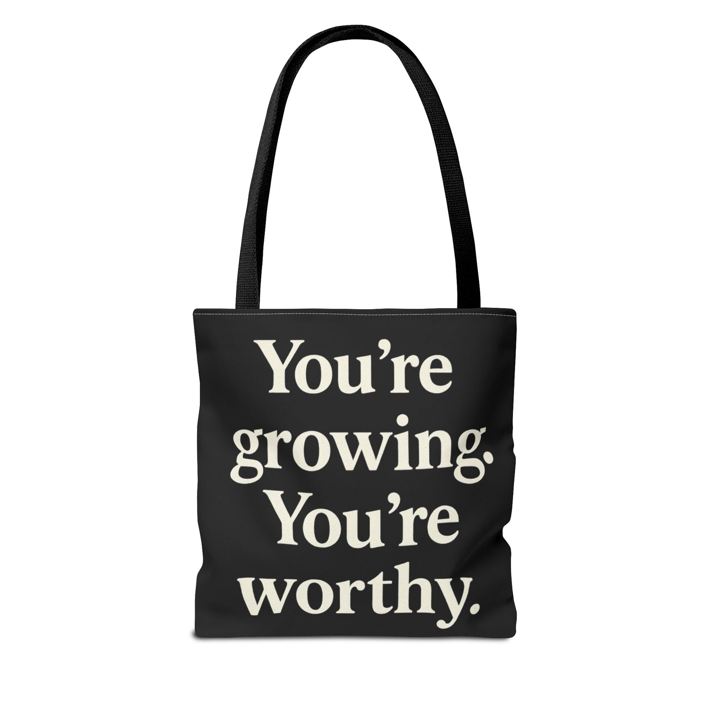 Empowering Affirmation Tote Bag 'You Are Enough' Inspirational Everyday Tote