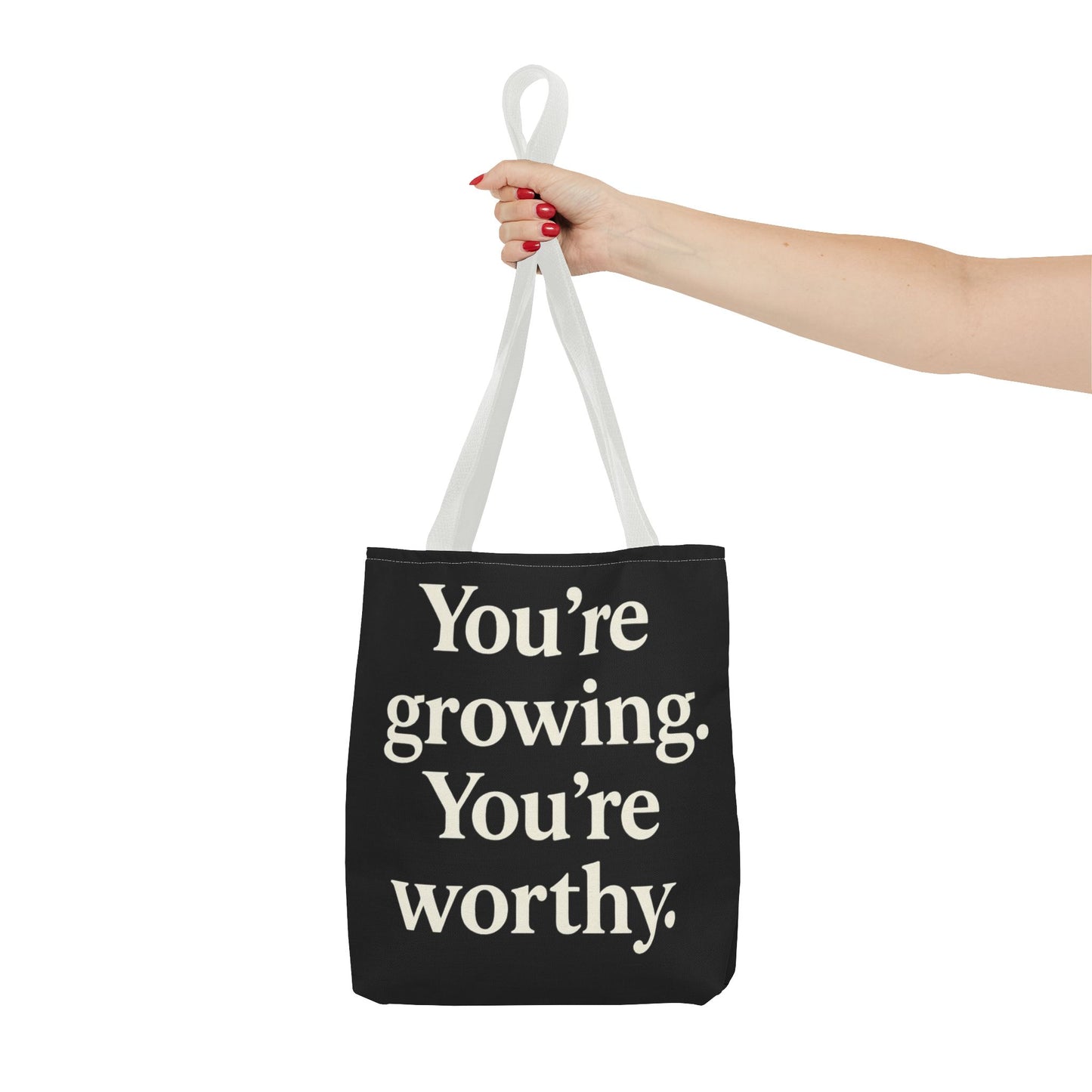 Empowering Affirmation Tote Bag 'You Are Enough' Inspirational Everyday Tote