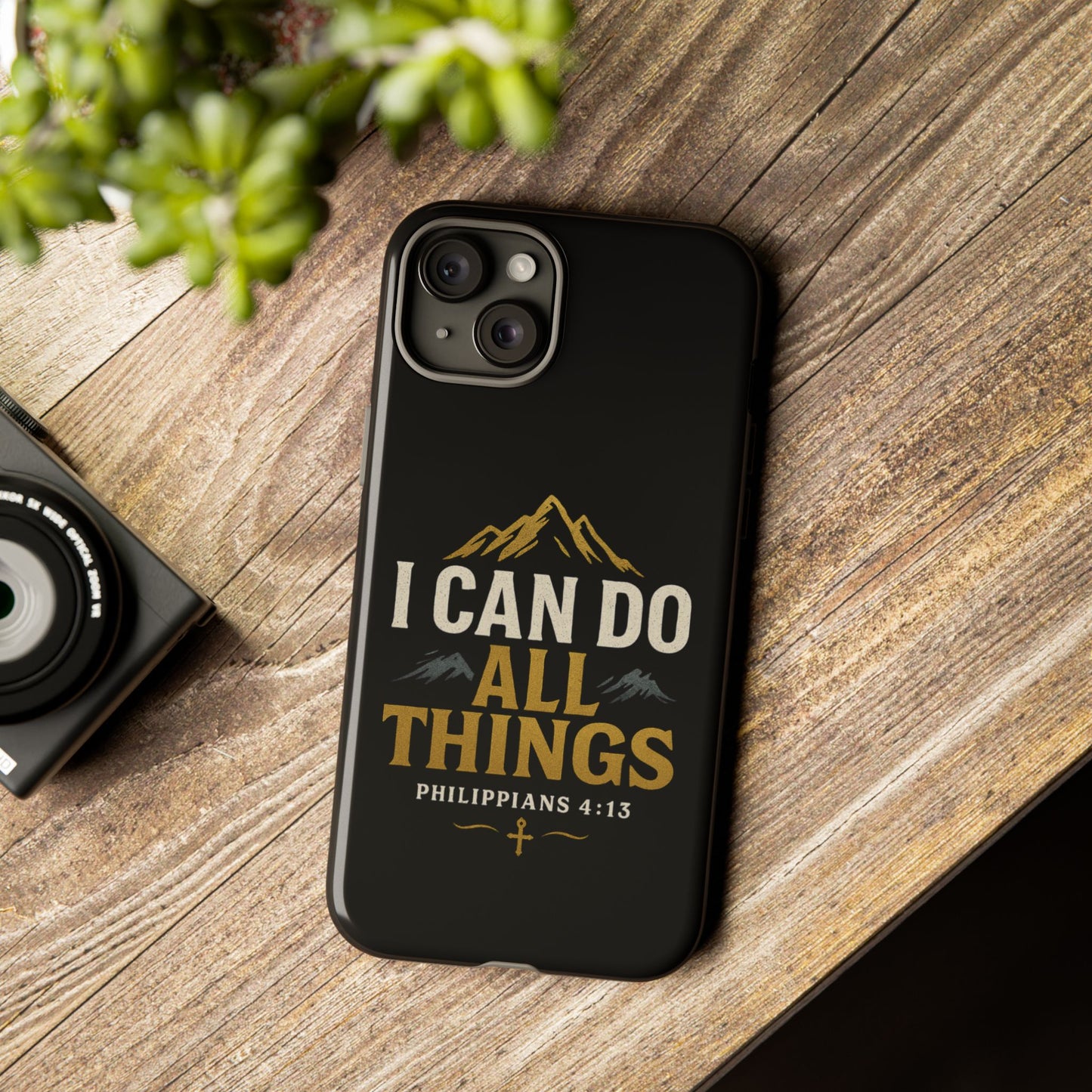 I Can Do All Things Phone Case, Inspirational Phone Cover, Christian Gift, Motivational Tech Accessory, Bible Verse Case, Tough Cases