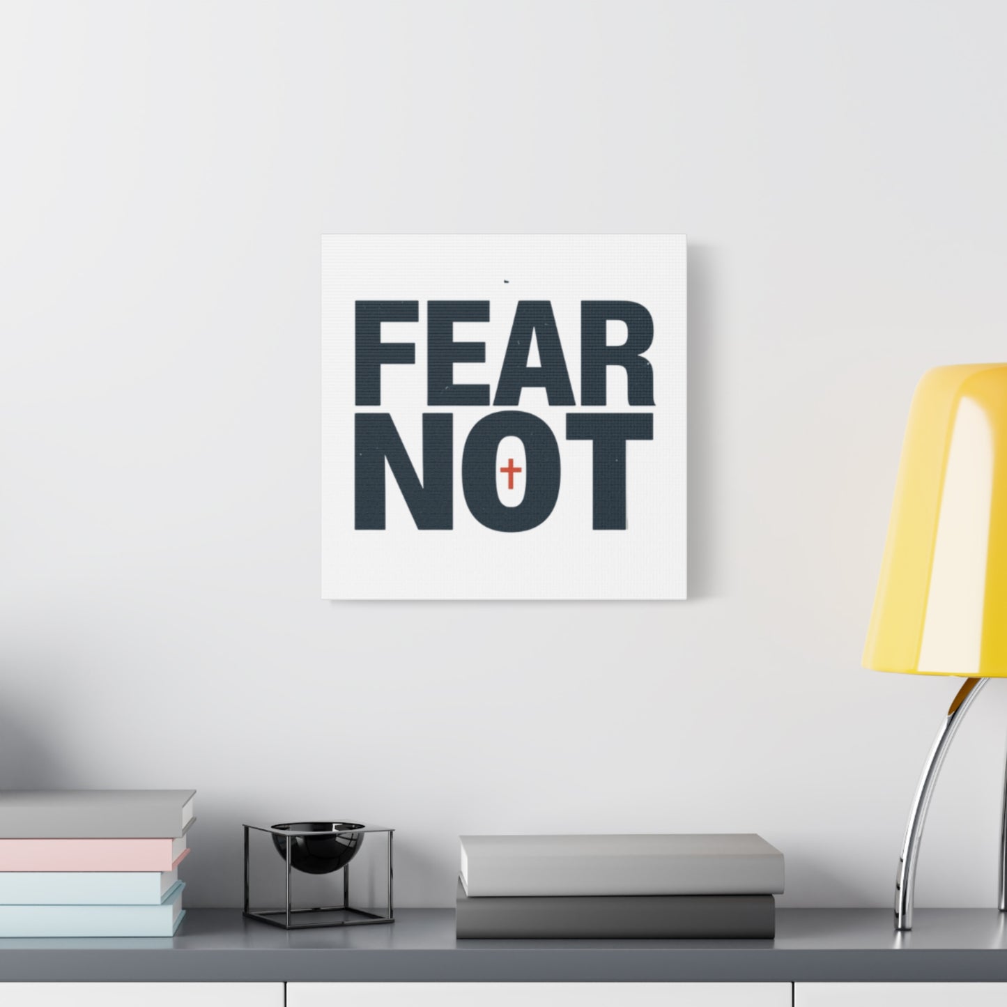 Fear Not canvas | Christian wall art, stretched matte gallery wrap
