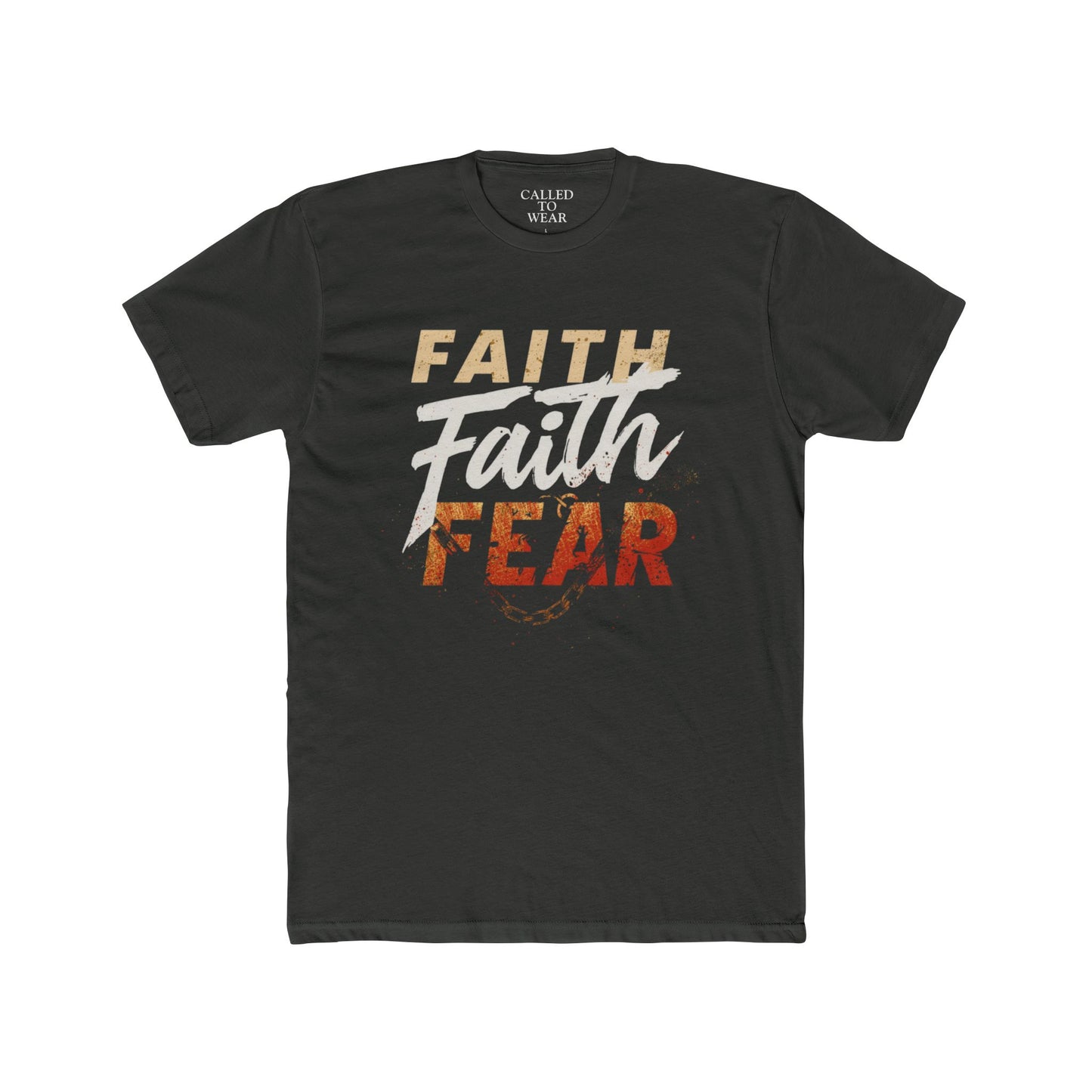 Faith Over Fear Tee | Christian Inspirational Typography Shirt
