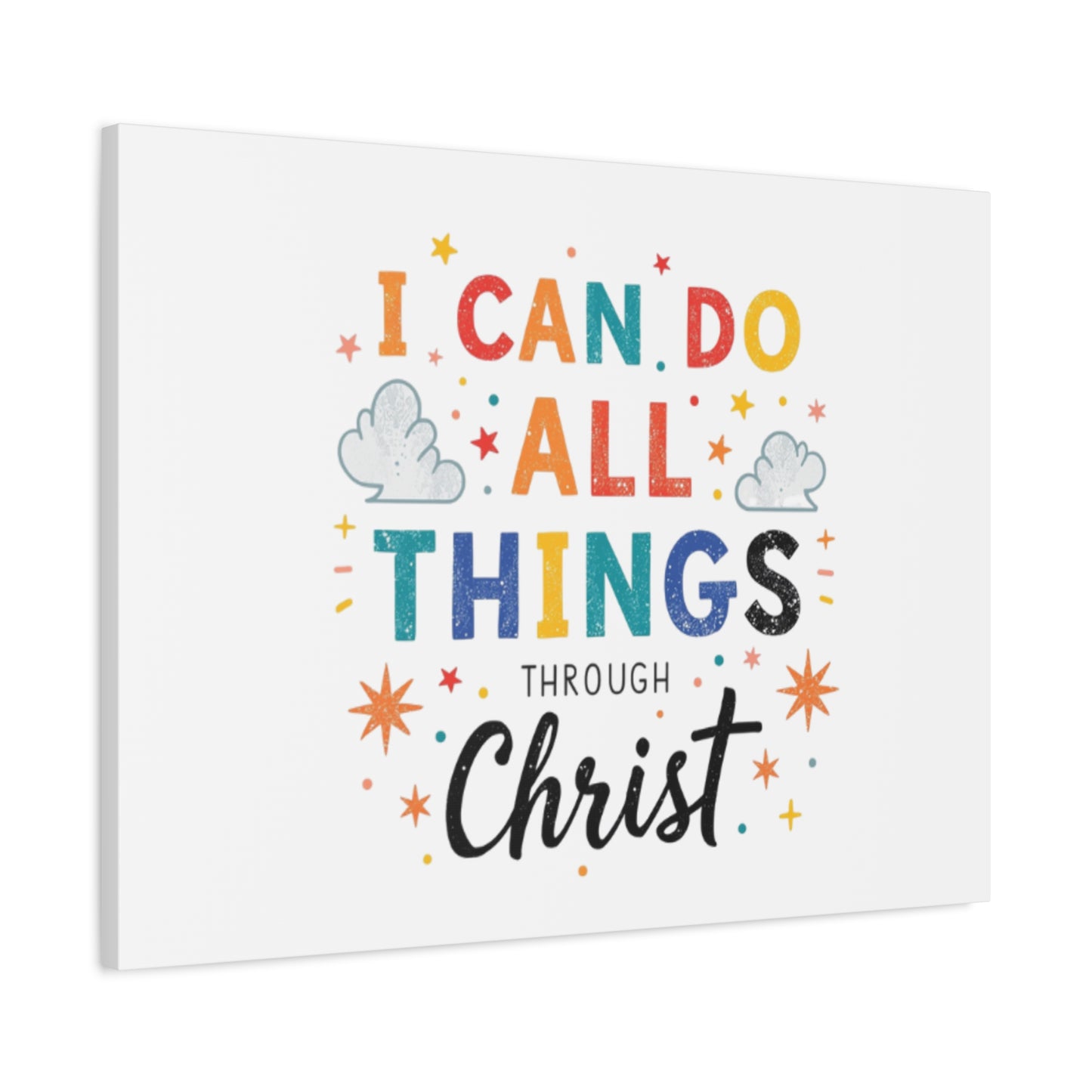 I Can Do All Things Through Christ Matte Canvas