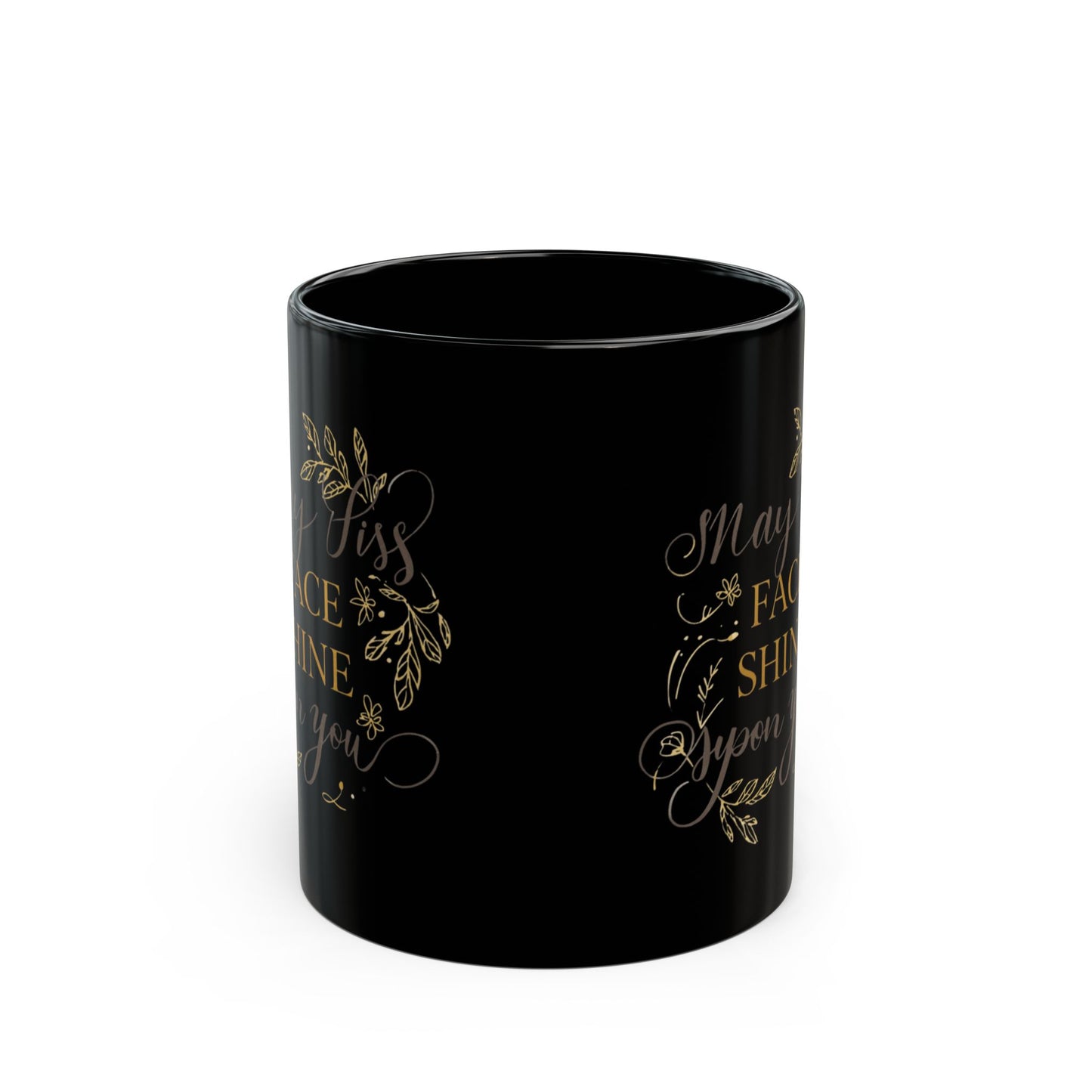 May His Face Shine Upon You Mug | Black 11oz 15oz