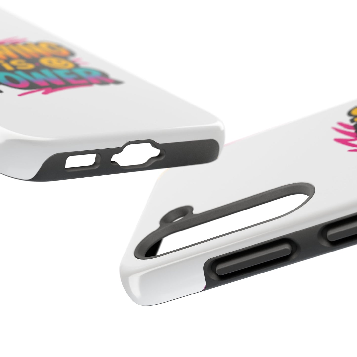 Empowering Tough Phone Case - 'Growing is Power' - Motivational Gifts, Unique Phone Accessories, Phone Protector, Gift for Teens
