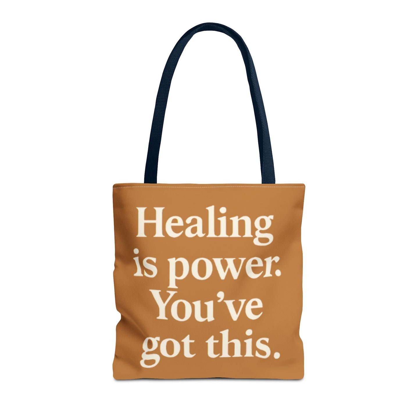 Empowering Healing Tote Bag, Inspirational Market Bag, Motivational Gift, Self-Care Accessory, Supportive Everyday Tote