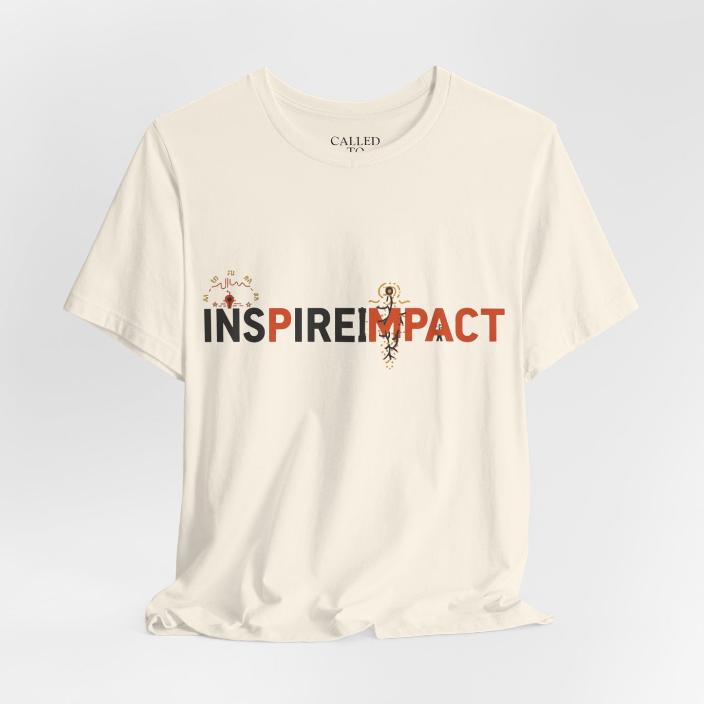 Inspire Impact graphic Tee | Inspirational typography t-shirt