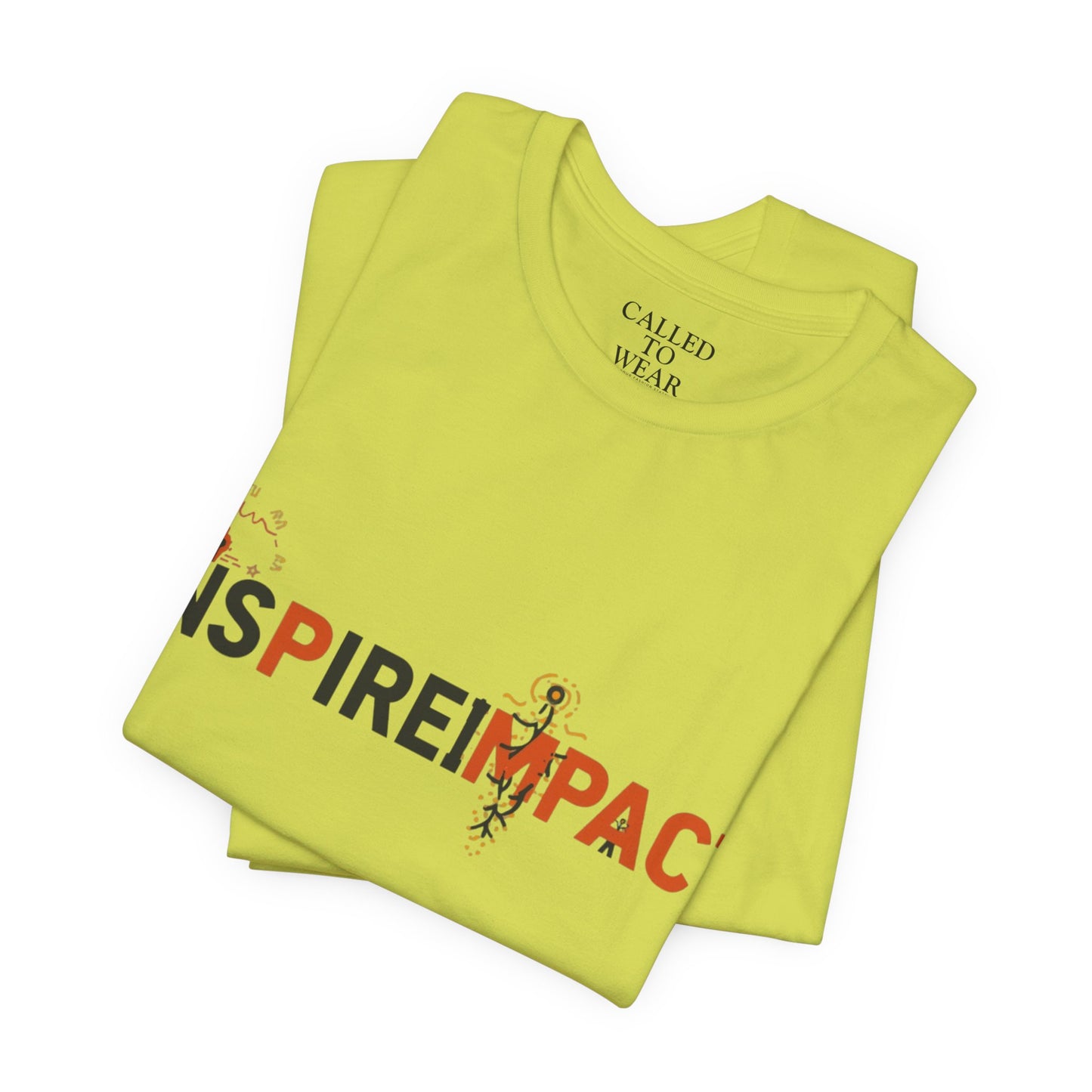 Inspire Impact graphic Tee | Inspirational typography t-shirt
