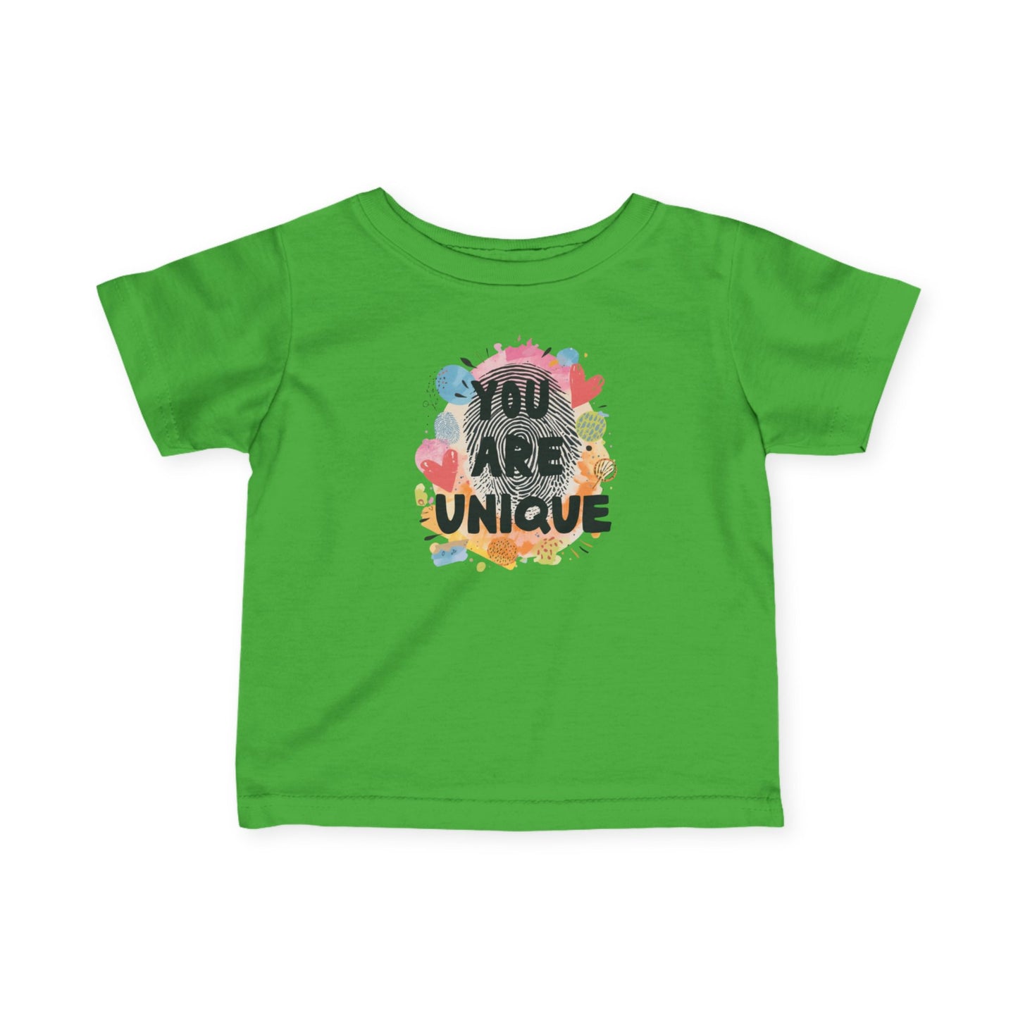 Watercolor Playful Lettering Infant Tee | Soft Breathable Baby Shirt