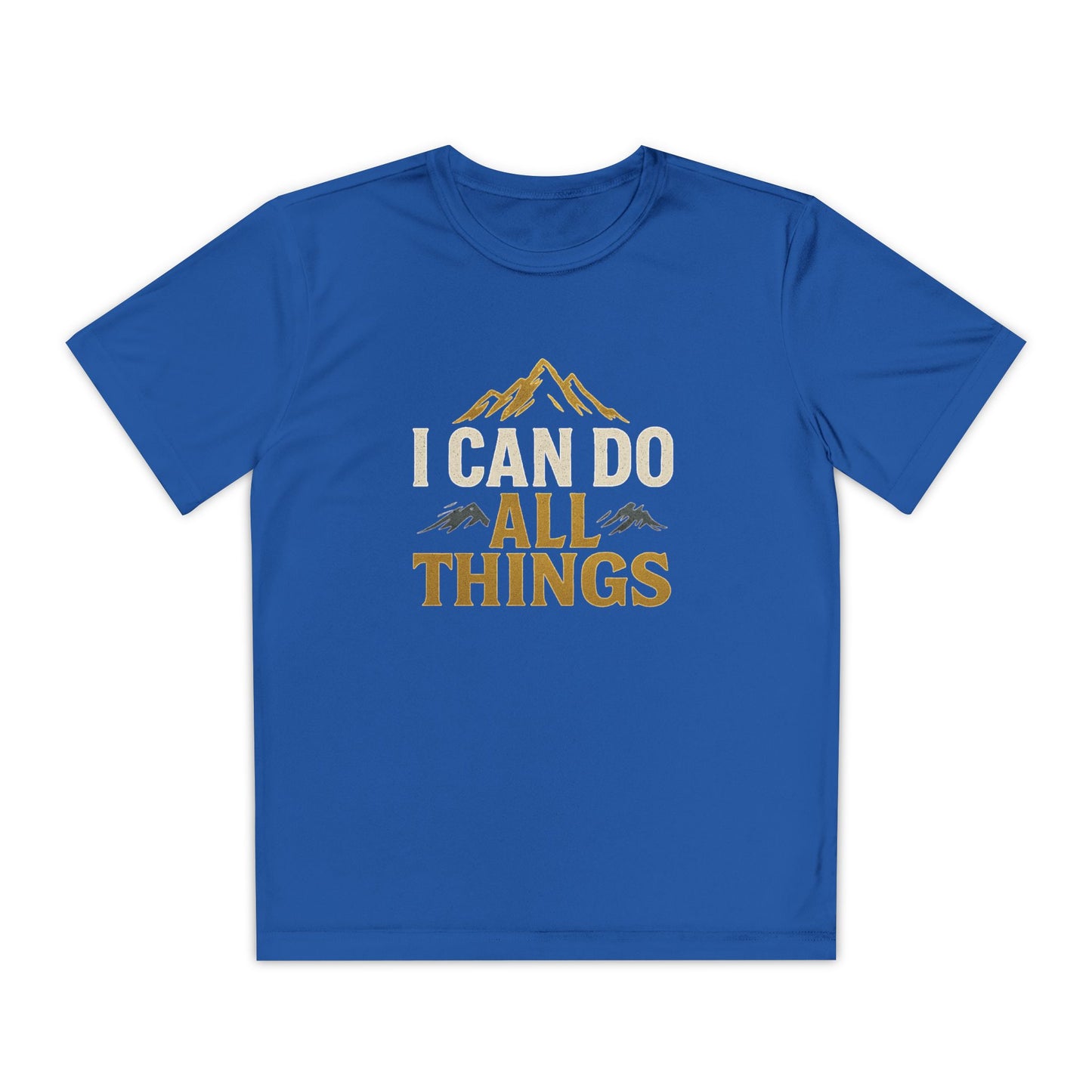 Youth Competitor Tee - I Can Do All Things Motivational Shirt