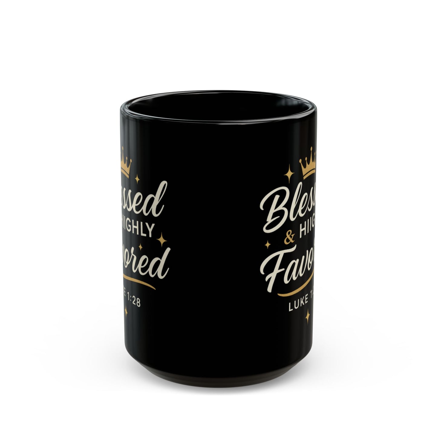 Blessed & Highly Favored Mug - Inspirational Coffee Cup, Faith-Based Gift, Christian Home Decor, Luke 1:28 Bible Verse, Perfect for [...]