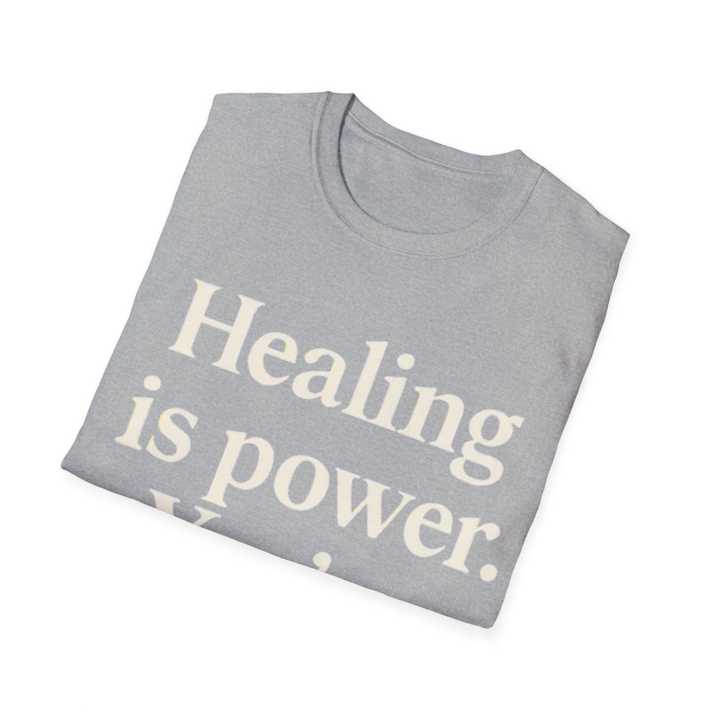 Healing Power T-Shirt | Motivational Tee, Wellness Apparel, Gift for Friends