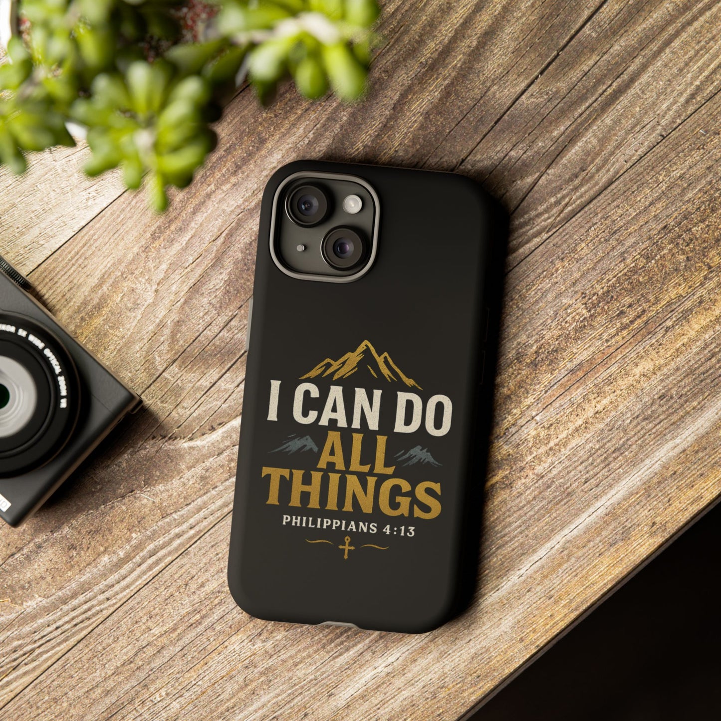 I Can Do All Things Phone Case, Inspirational Phone Cover, Christian Gift, Motivational Tech Accessory, Bible Verse Case, Tough Cases