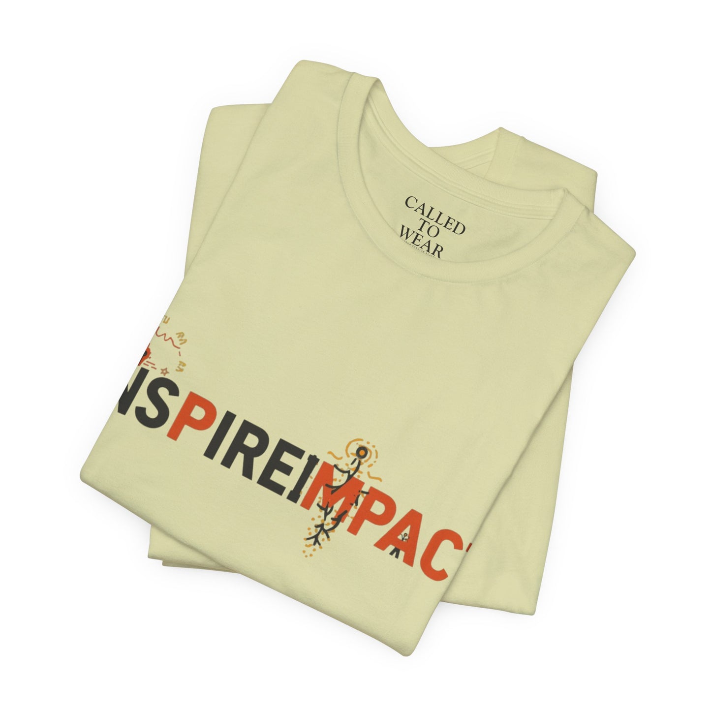 Inspire Impact graphic Tee | Inspirational typography t-shirt