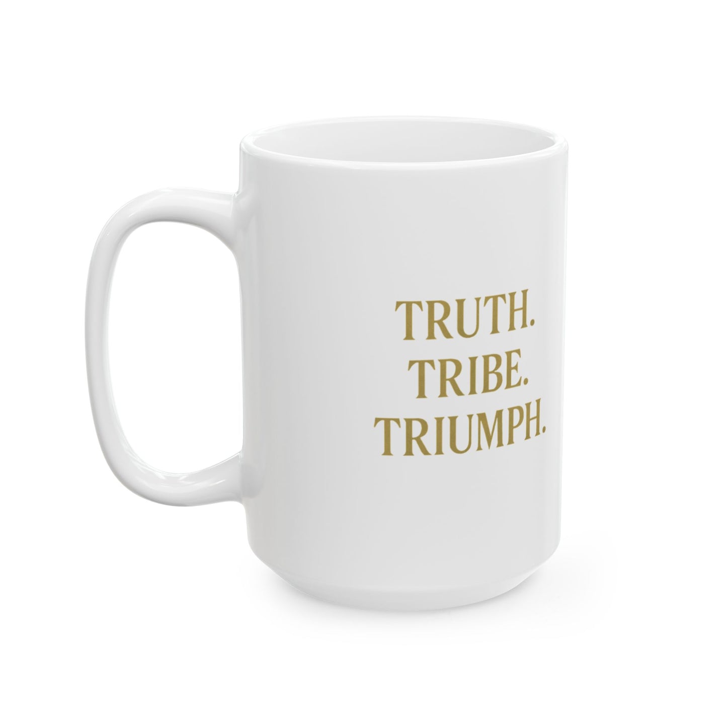 Inspiring Ceramic Mug - Truth, Tribe, Triumph | Motivational Gift for Friends, Family, or Yourself | Coffee Lover, Inspirational [...]
