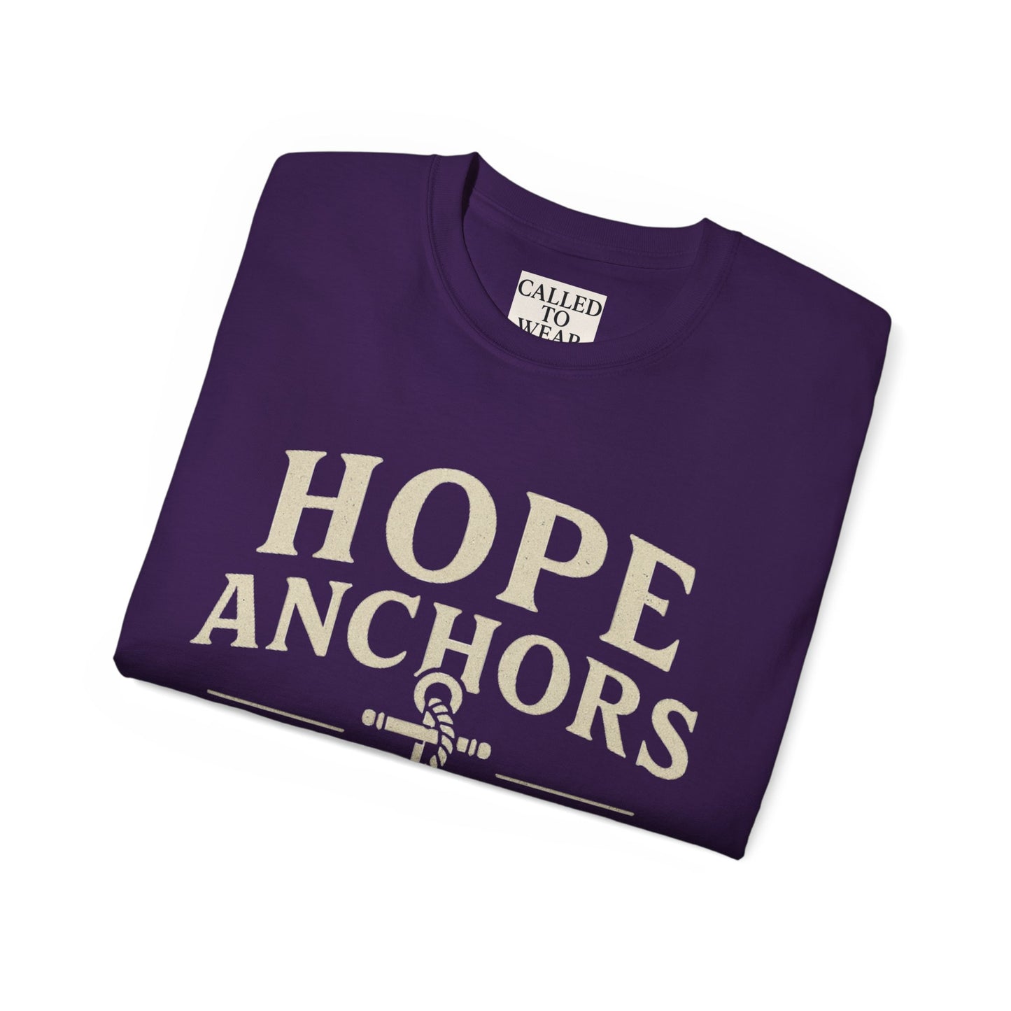 Hope Anchors the Soul Unisex Tee - Inspirational T-Shirt