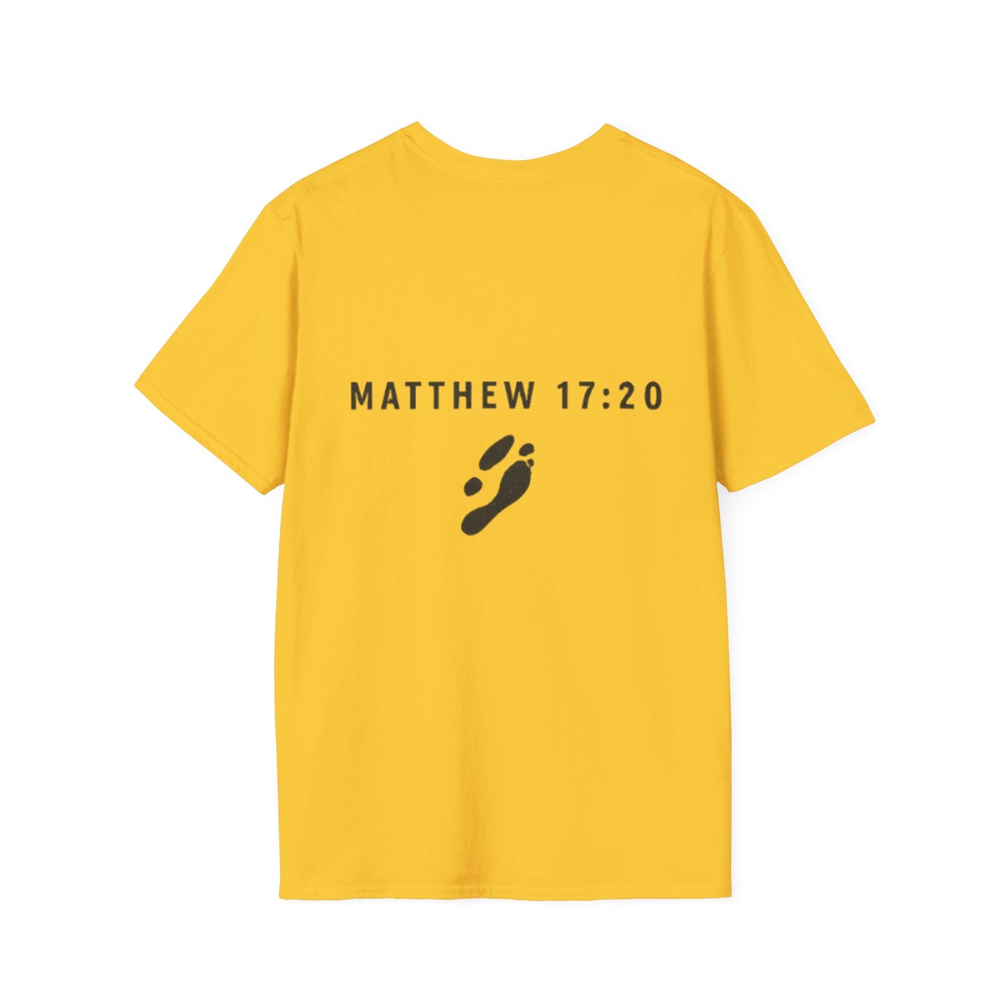 Faith-Inspired Unisex Softstyle T-Shirt - Inspirational Gift, Christian Apparel, Religious Tee, Motivational Shirt, Scripture Tee