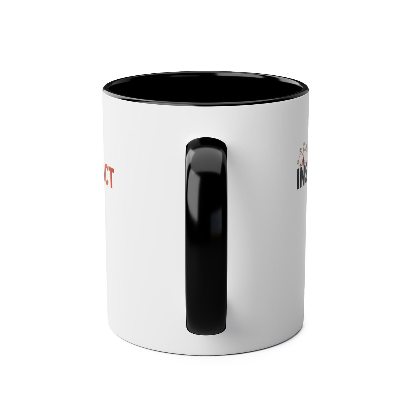 Inspire Impact Mug | Two-Tone 11oz Coffee Mug, Red Interior and Handle