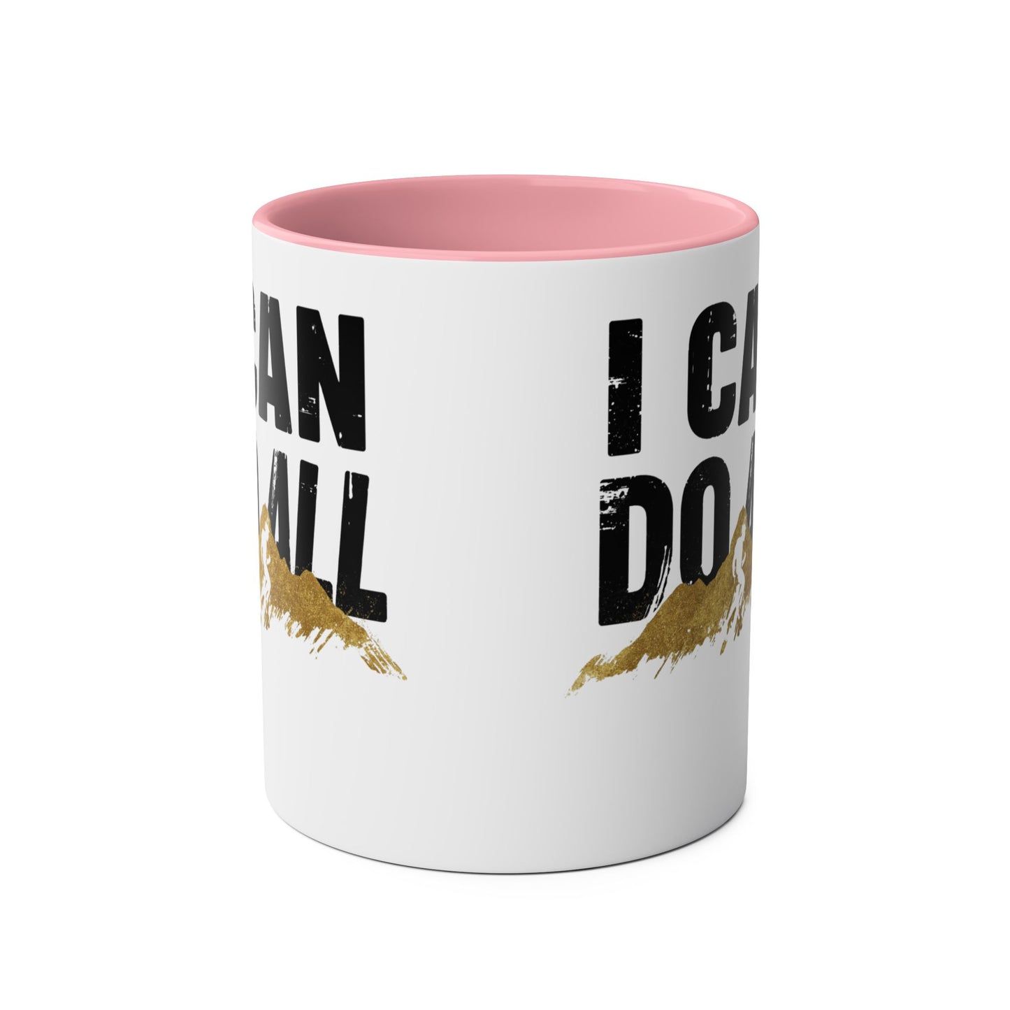 I Can Do All Mountains mug | Coffee Mug, Red Interior