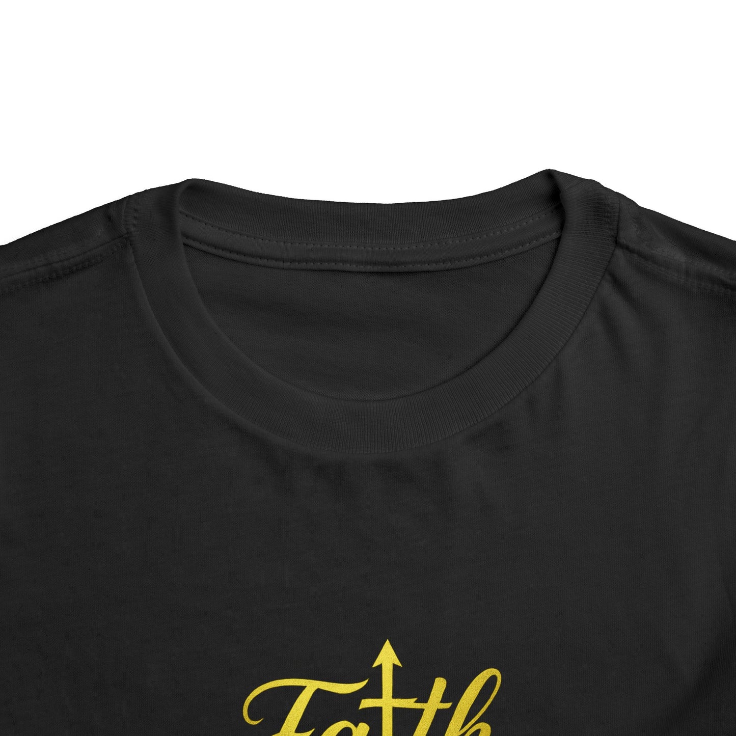 Lion Toddler Tee - 'Faith Over Fear' - Cute Inspirational Shirt