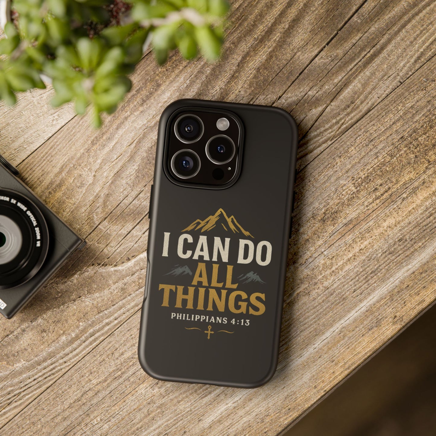 I Can Do All Things Phone Case, Inspirational Phone Cover, Christian Gift, Motivational Tech Accessory, Bible Verse Case, Tough Cases