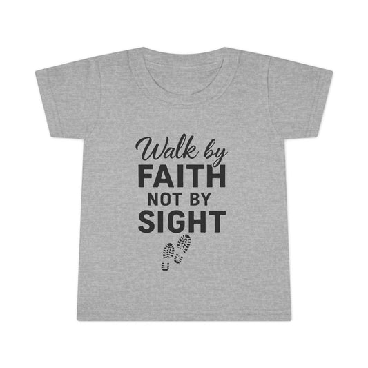 Toddler Faith T-Shirt - Inspirational Christian Gift for Kids, Birthday, Everyday Wear, Motivational Tee