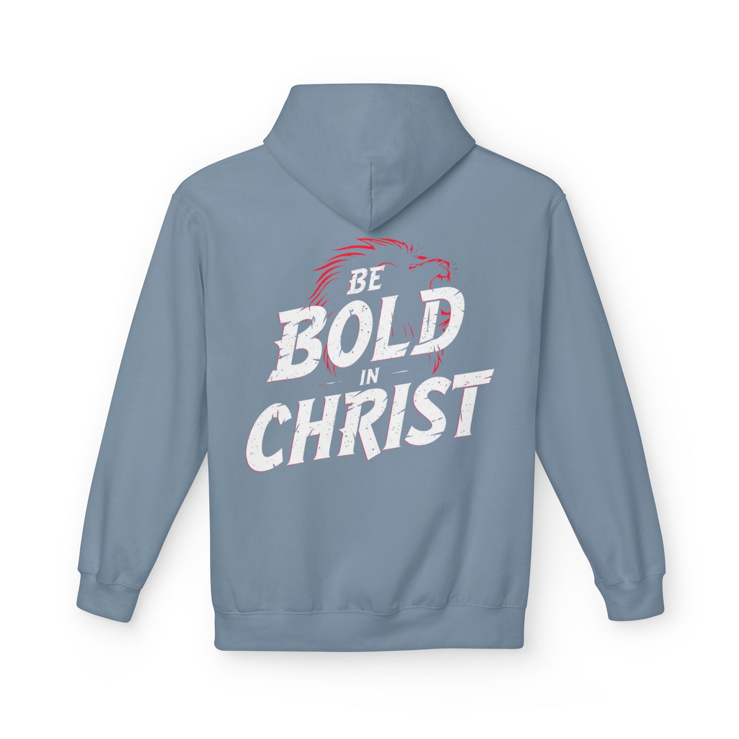 Be Bold in Christ Brush Stroke Design Hoodie | Christian Faith Apparel