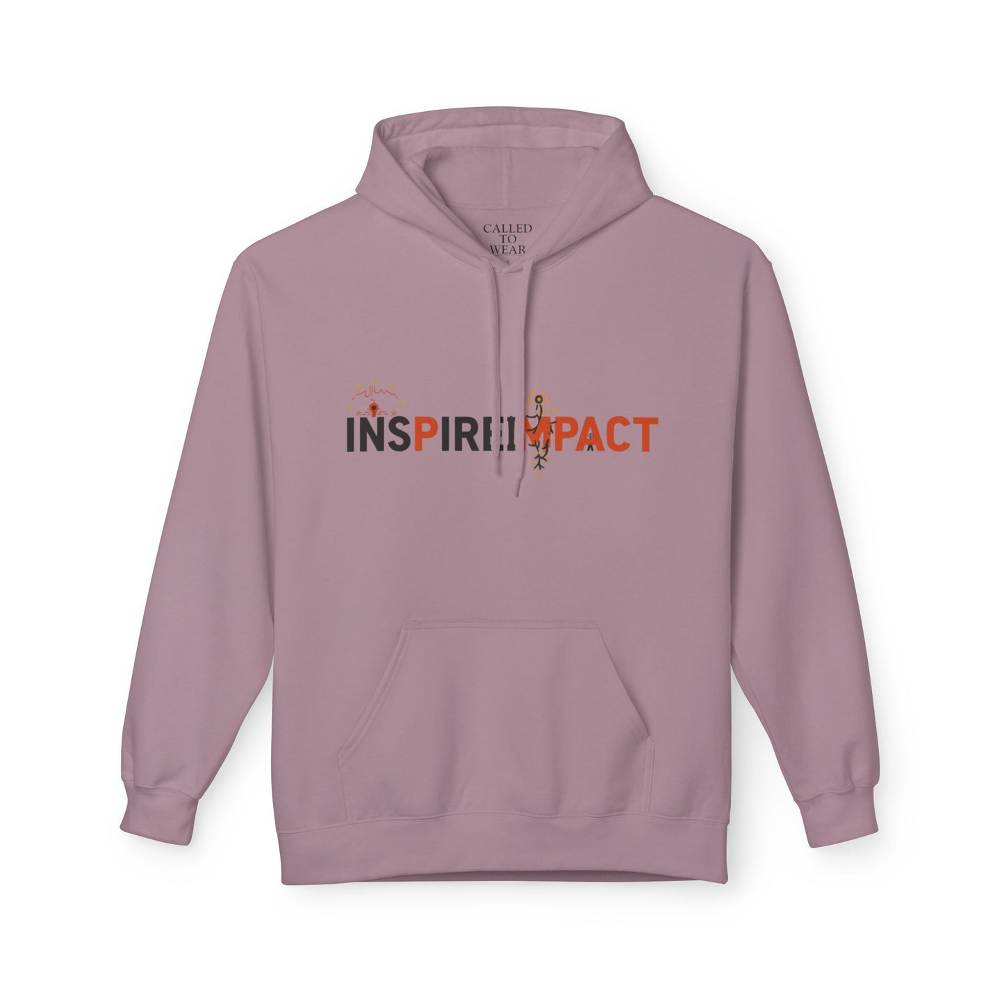 Inspire Impact Hoodie | Inspirational Typography Logo