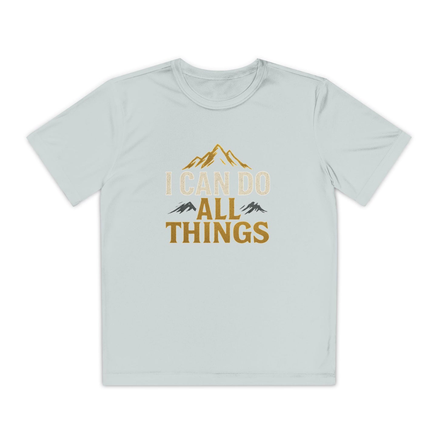 Youth Competitor Tee - I Can Do All Things Motivational Shirt