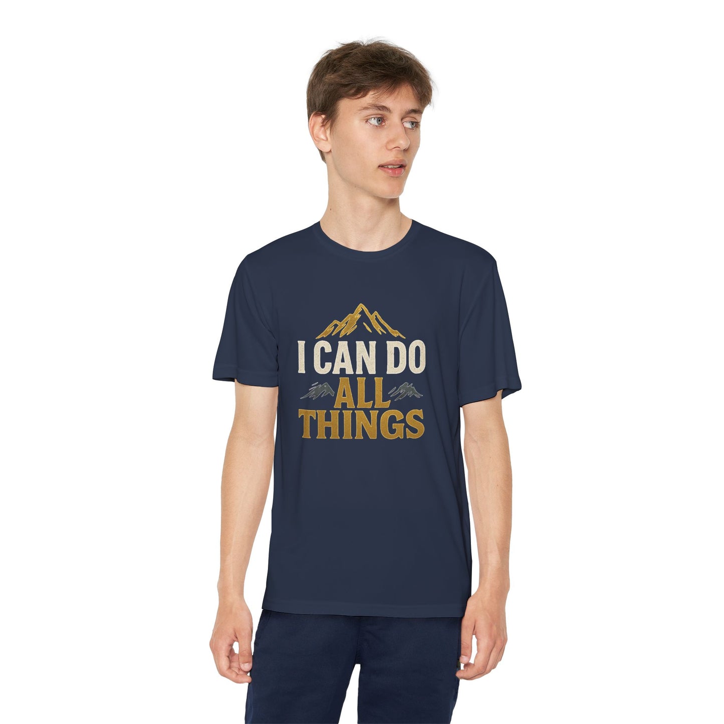 Youth Competitor Tee - I Can Do All Things Motivational Shirt