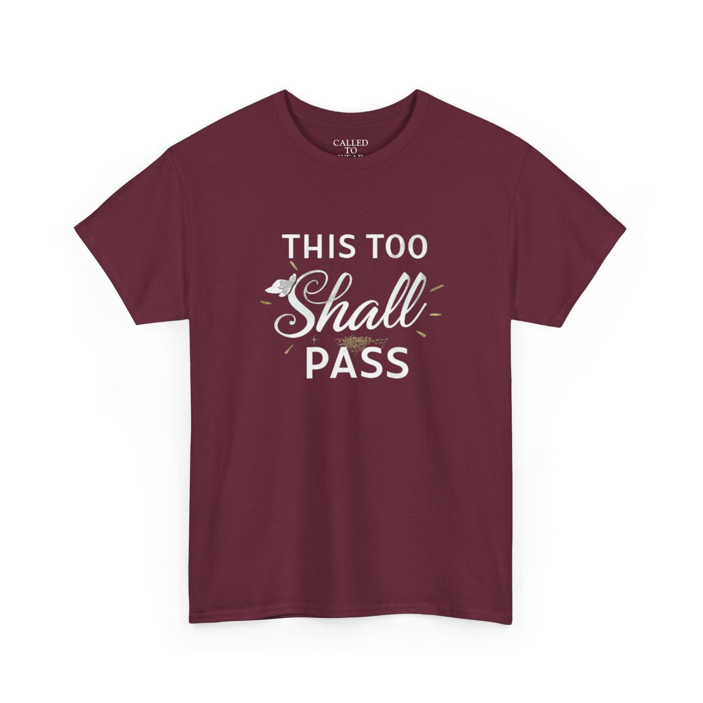 This Too Shall Pass tee | Inspirational Mental Health Reminder Shirt