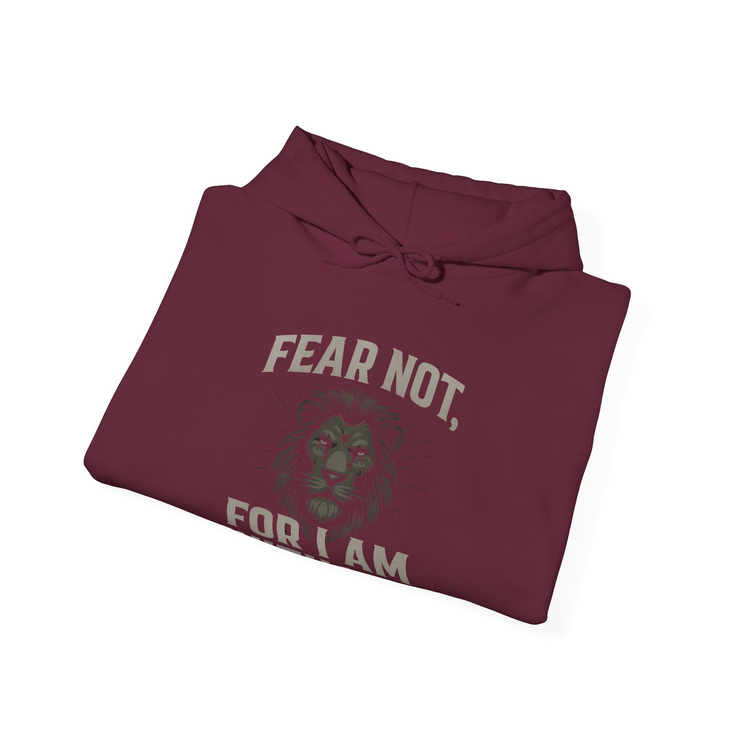 Fear Not Hoodie - Unisex Heavy Blend Sweatshirt, Inspirational Gift, Cozy Apparel, Perfect for Everyday Wear, Bible Verse Clothing
