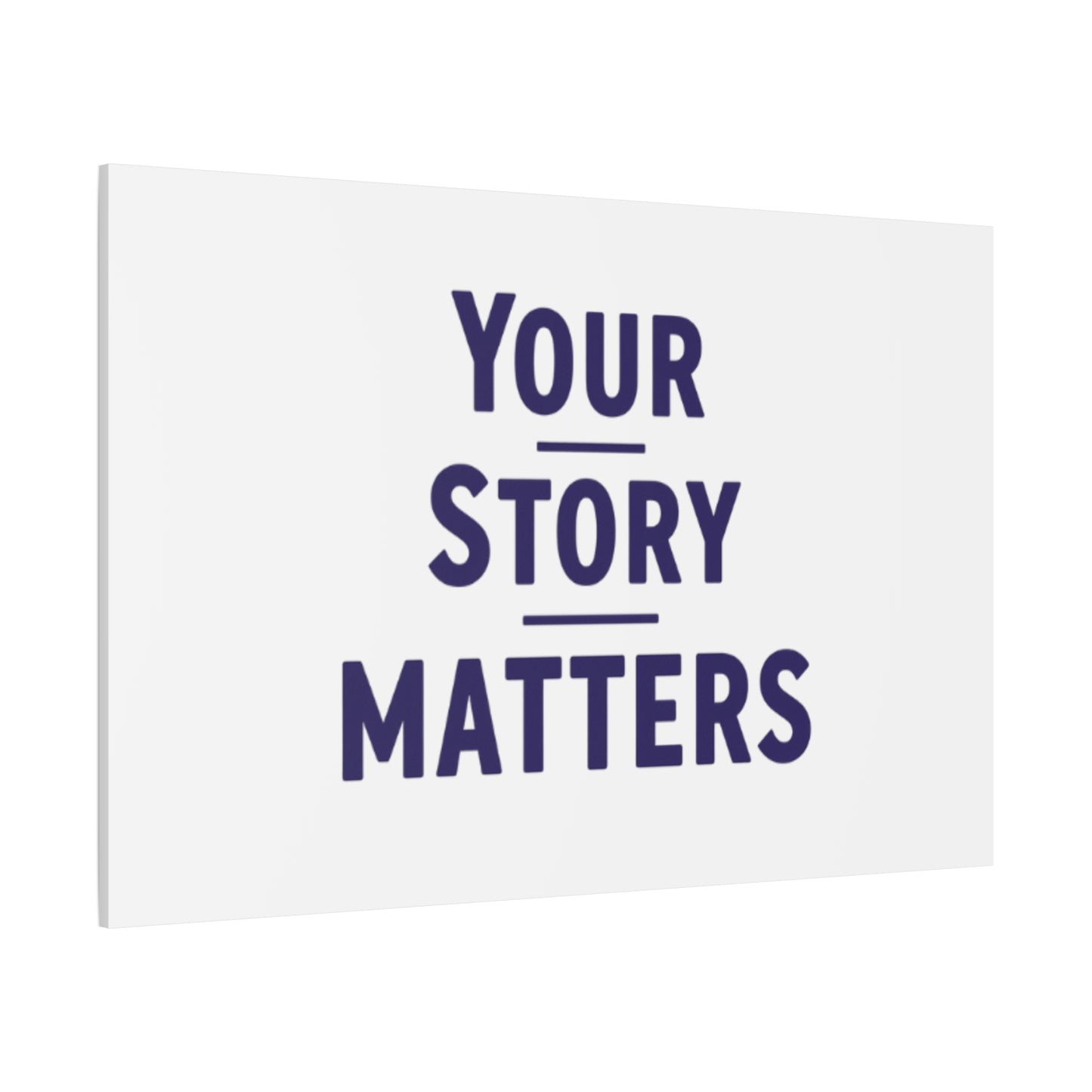 Your Story Matters Canvas
