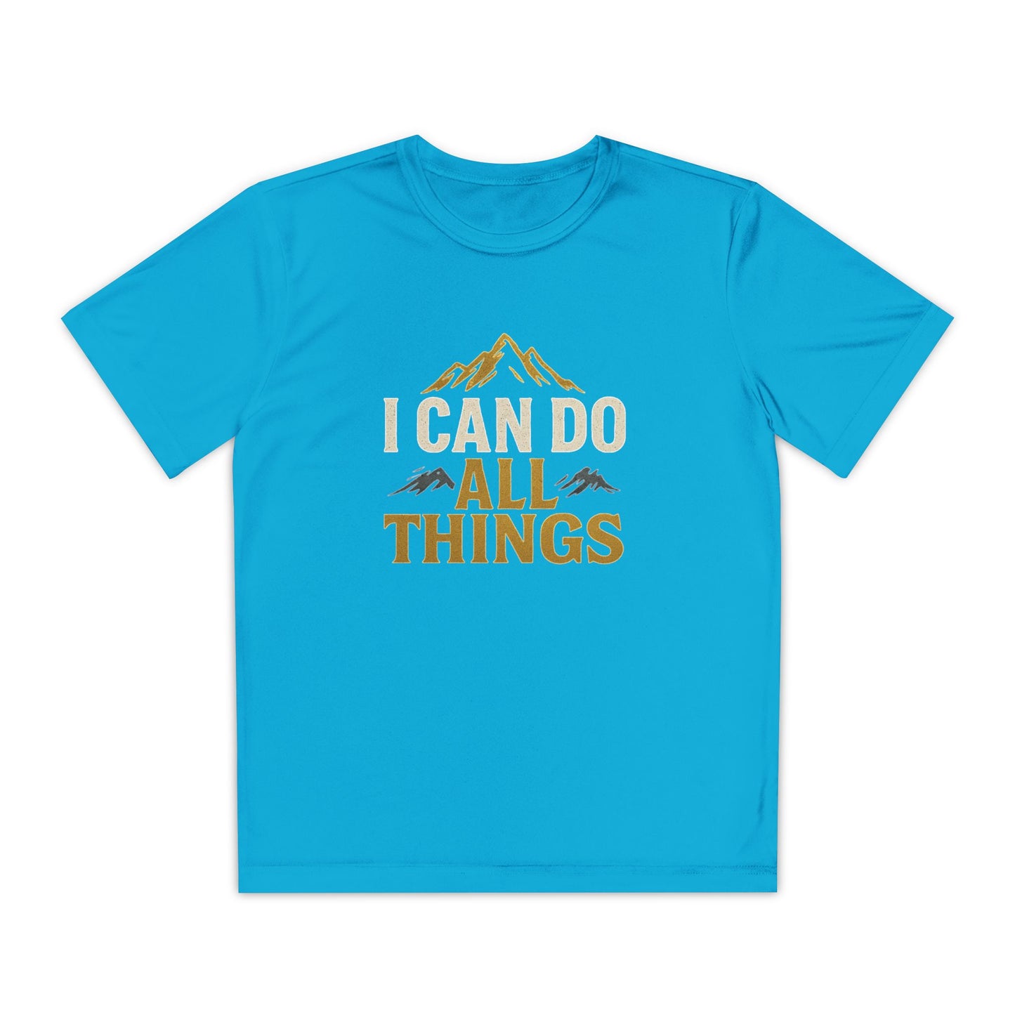 Youth Competitor Tee - I Can Do All Things Motivational Shirt