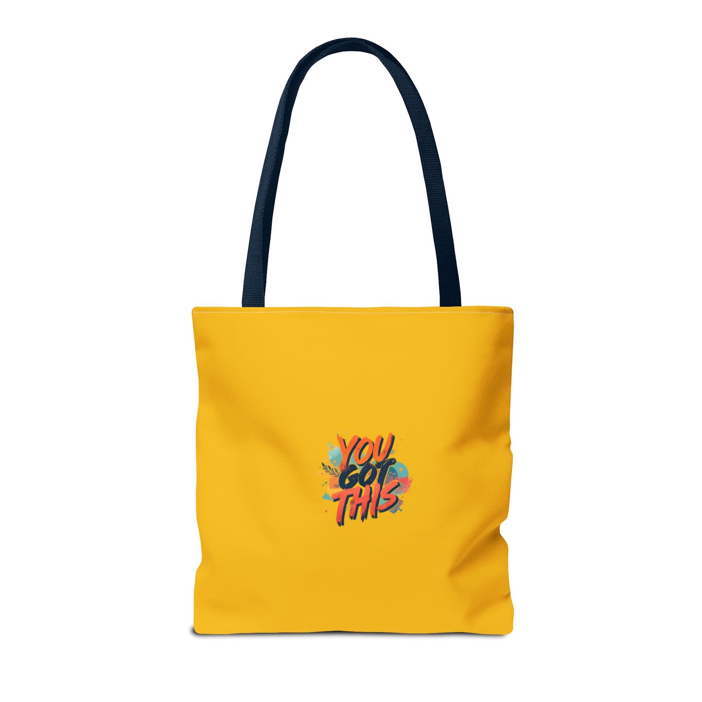 You Got This motivational graphic Tote Bag | positive quote, yellow background