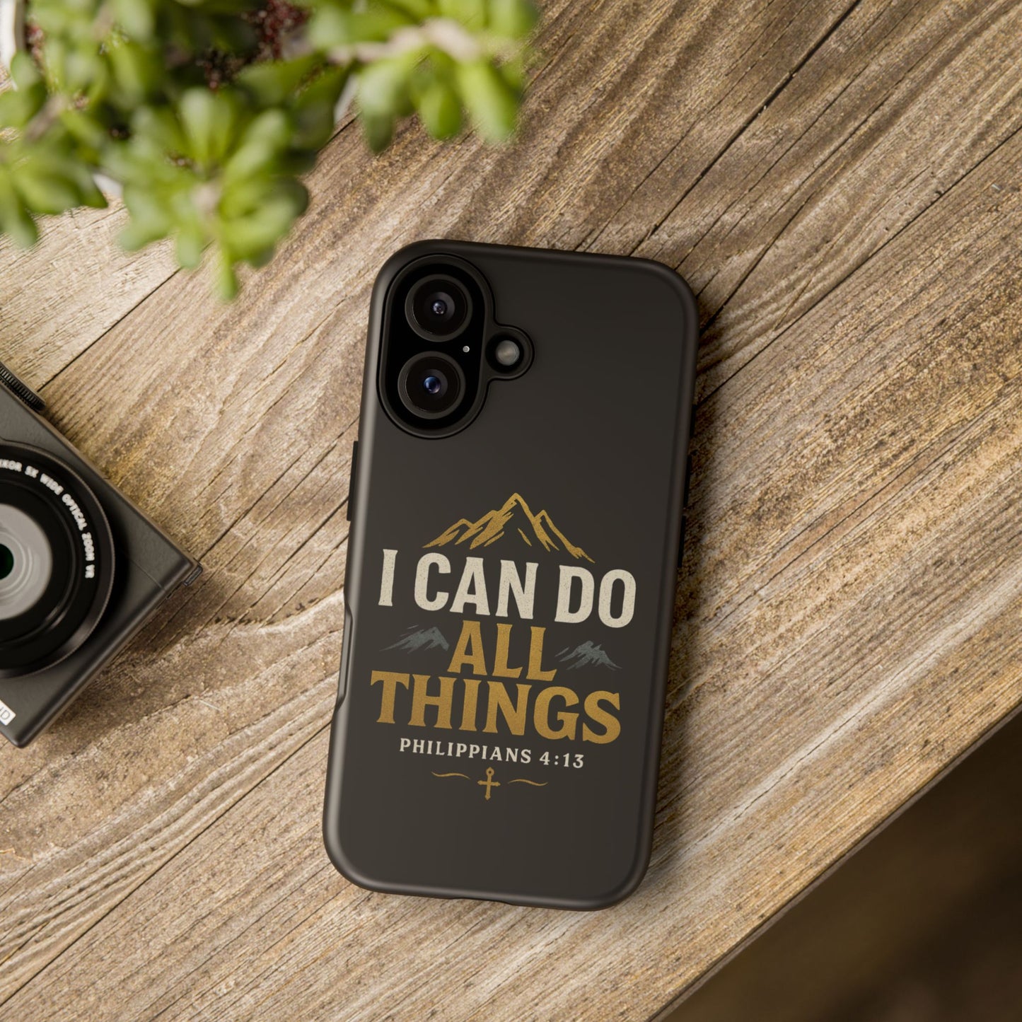 I Can Do All Things Phone Case, Inspirational Phone Cover, Christian Gift, Motivational Tech Accessory, Bible Verse Case, Tough Cases