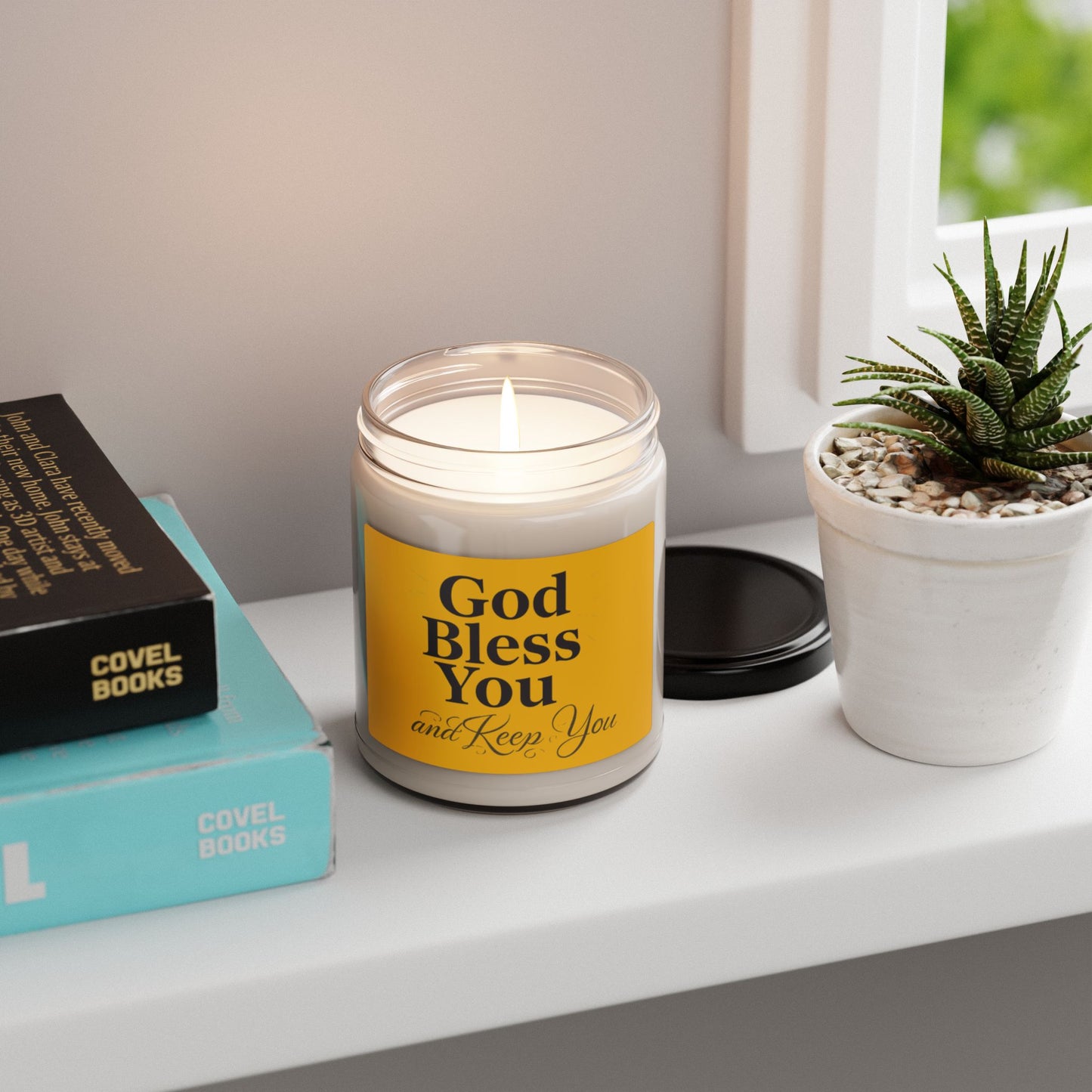 God Bless You and Keep You Candle 9oz Soy Candle | Faithful Prayer Jar