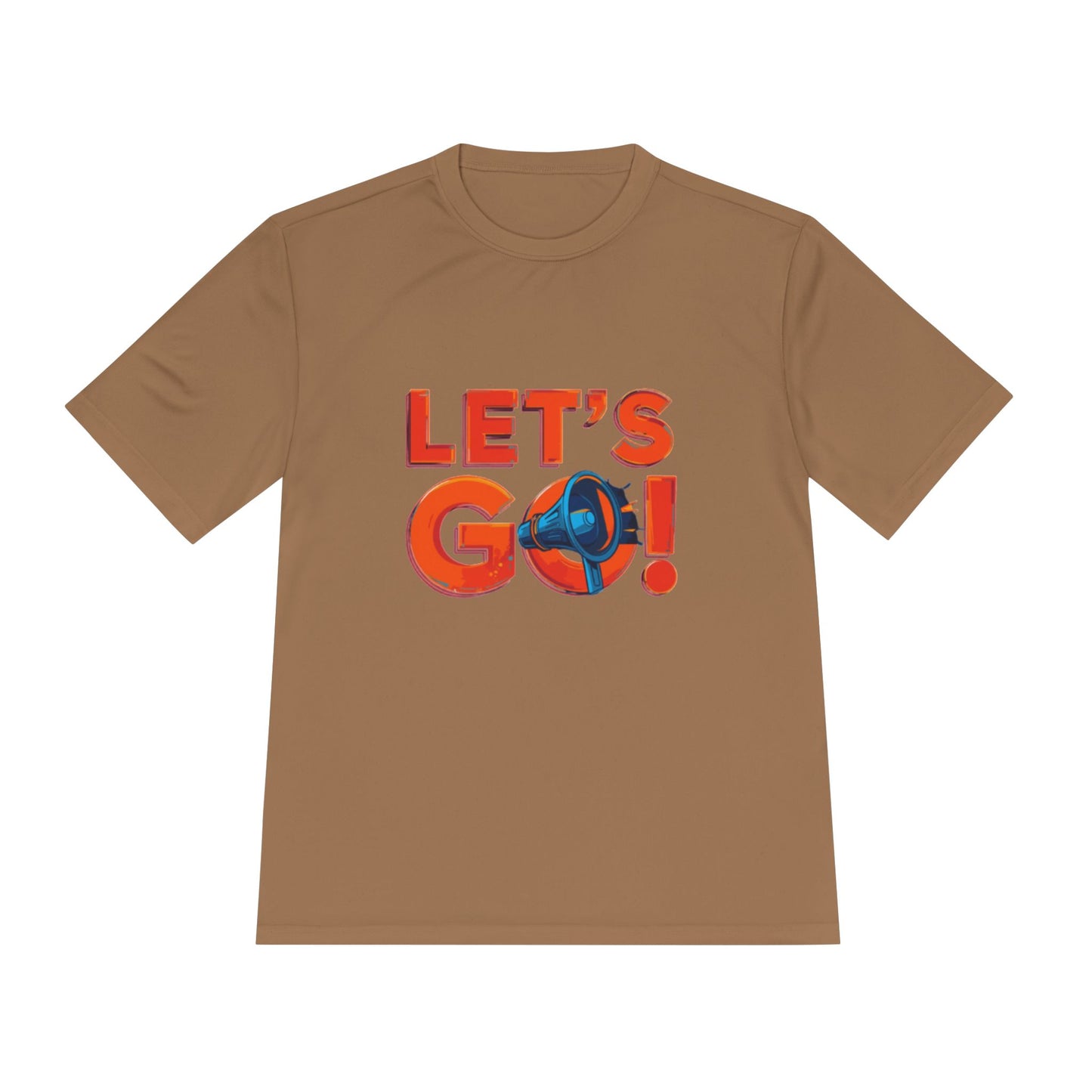 LET'S GO! Momentum Graphic Tee | Lightweight Polyester Athletic Shirt