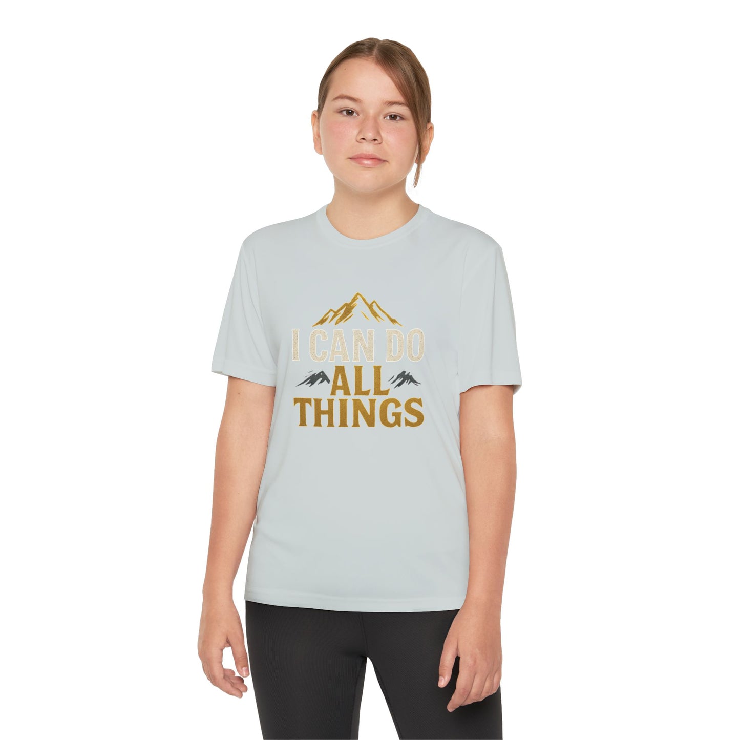 Youth Competitor Tee - I Can Do All Things Motivational Shirt