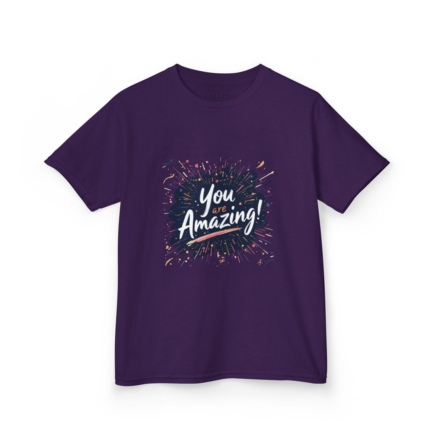 You Amazing! Brushstroke Kids Tee | Handwritten Encouragement Shirt