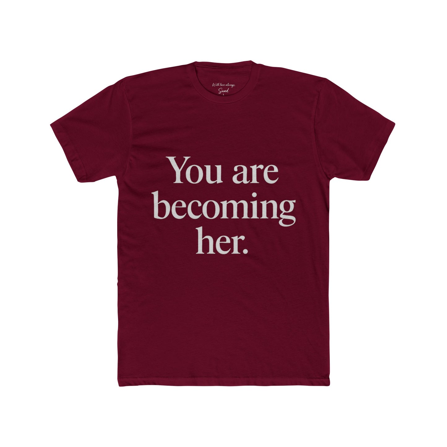 Inspirational Unisex Cotton Crew Tee - Motivational T-Shirt for Empowerment, Self-Care Gifts, Affirmation, Casual Wear, Daily Inspiration