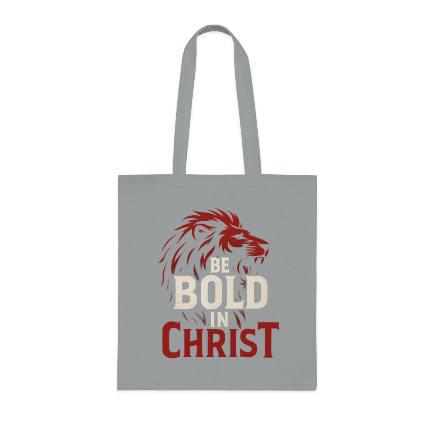 Be Bold in Christ Cotton Tote Bag, Inspirational Gift, Christian Tote, Bible Verse Bag, Everyday Use, Church Activities, Eco-Friendly