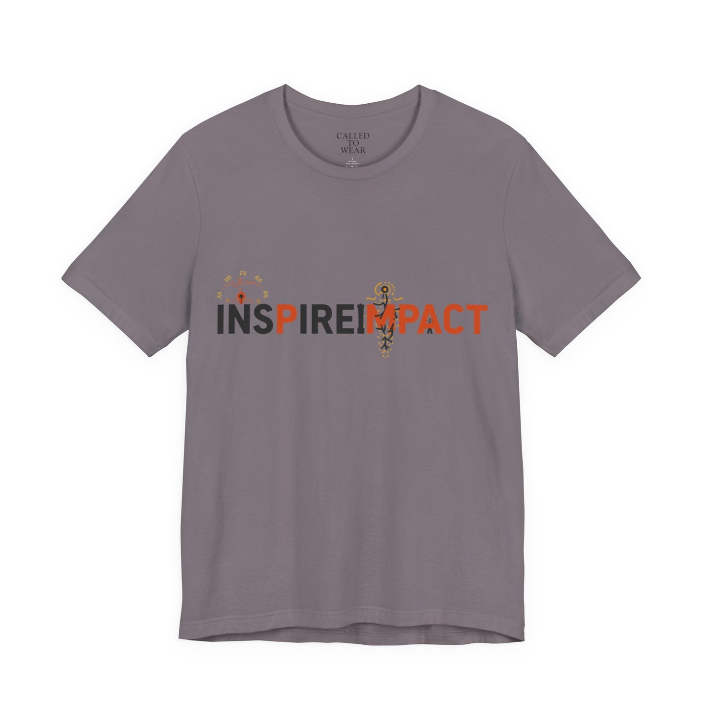 Inspire Impact graphic Tee | Inspirational typography t-shirt