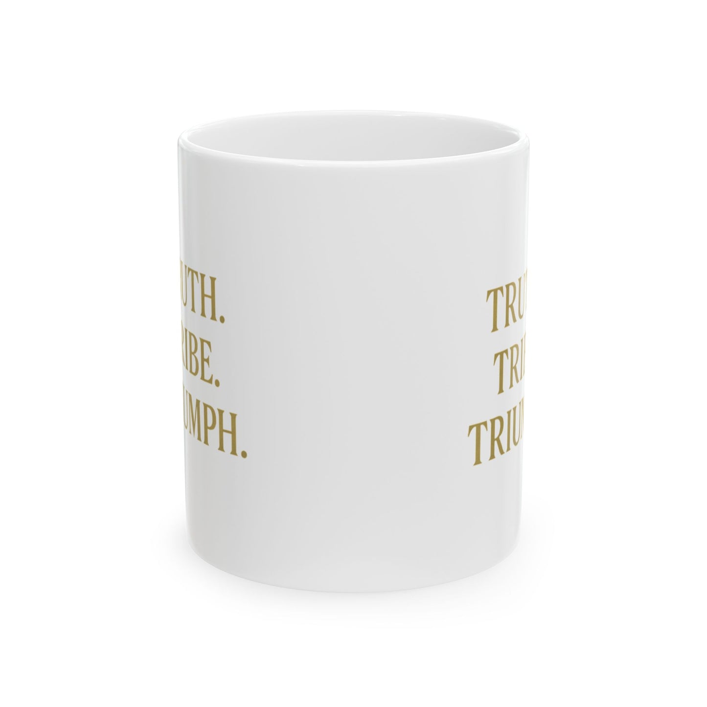 Inspiring Ceramic Mug - Truth, Tribe, Triumph | Motivational Gift for Friends, Family, or Yourself | Coffee Lover, Inspirational [...]